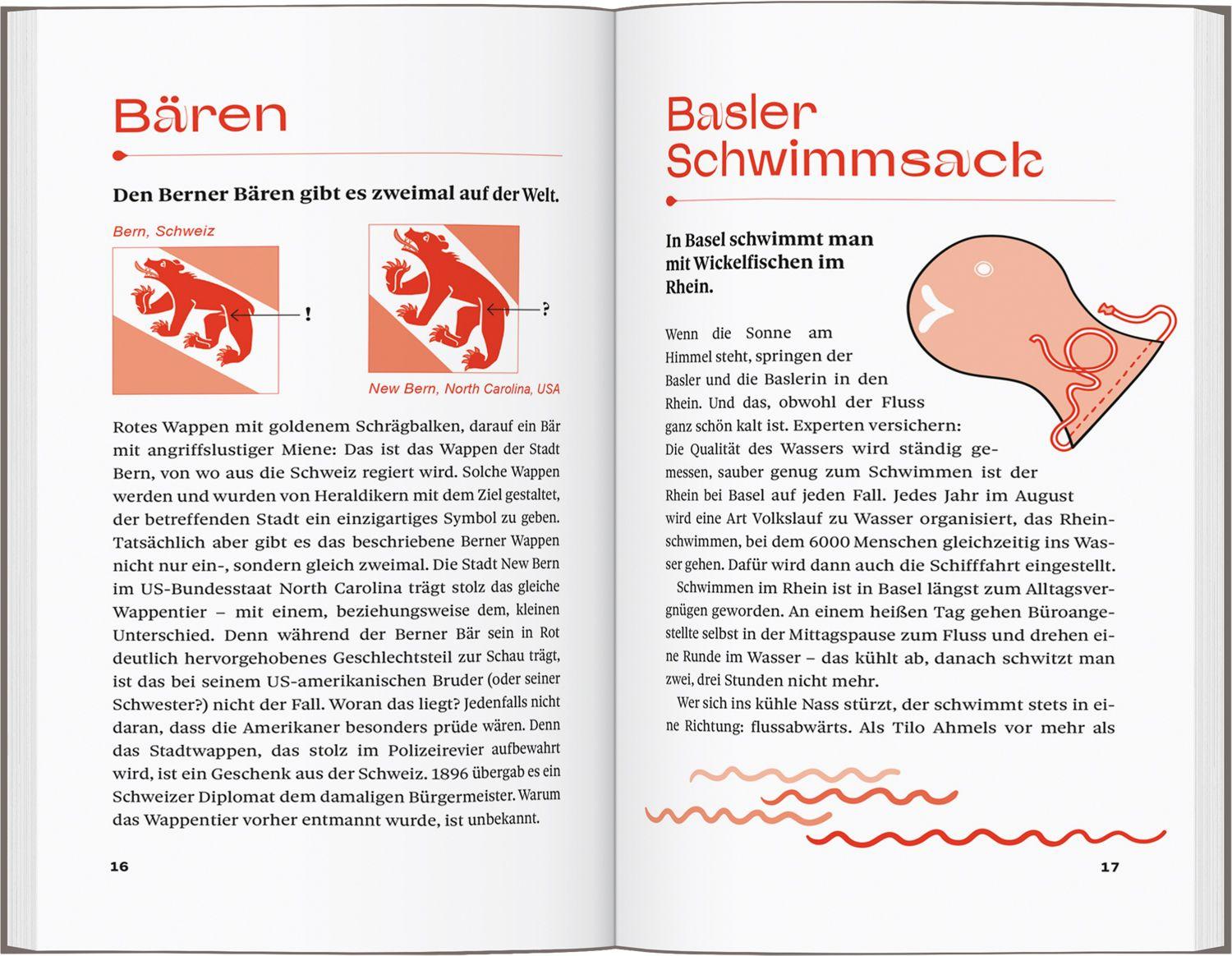 Beispielinhalt (Bild) DUMONTs Unnützes Reisewissen Schweiz