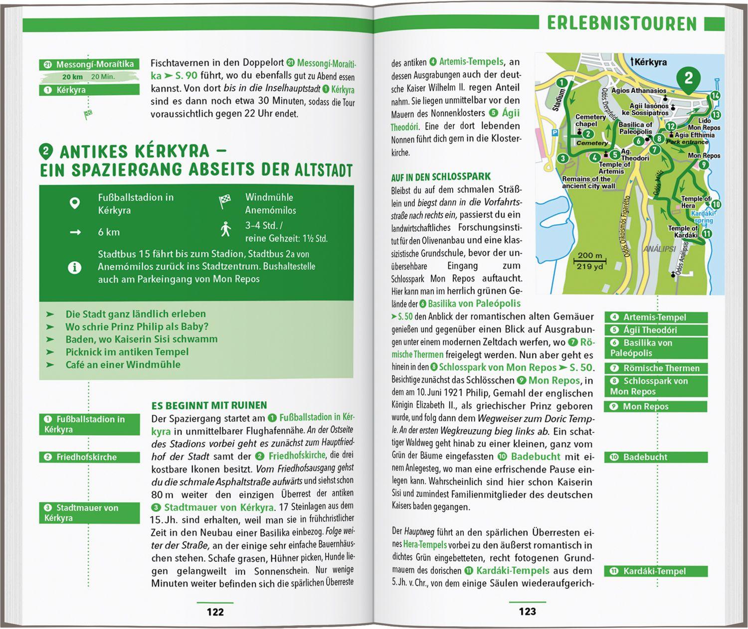 Beispielinhalt (Bild) MARCO POLO Reiseführer Korfu