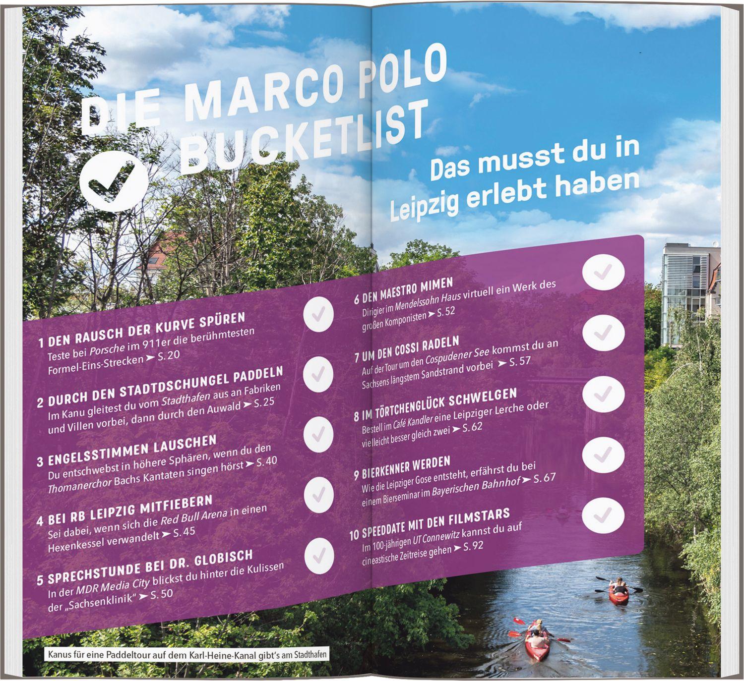 Beispielinhalt (Bild) MARCO POLO Reiseführer Leipzig