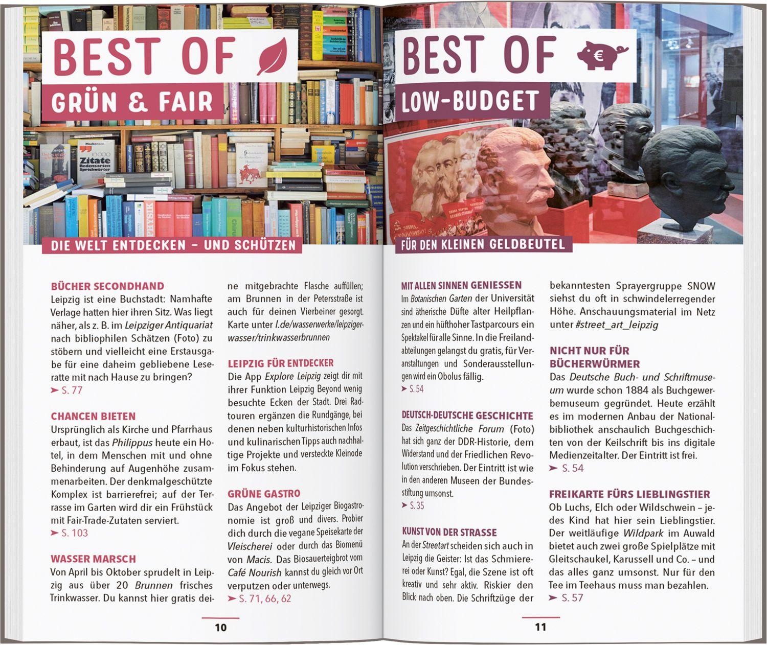 Beispielinhalt (Bild) MARCO POLO Reiseführer Leipzig
