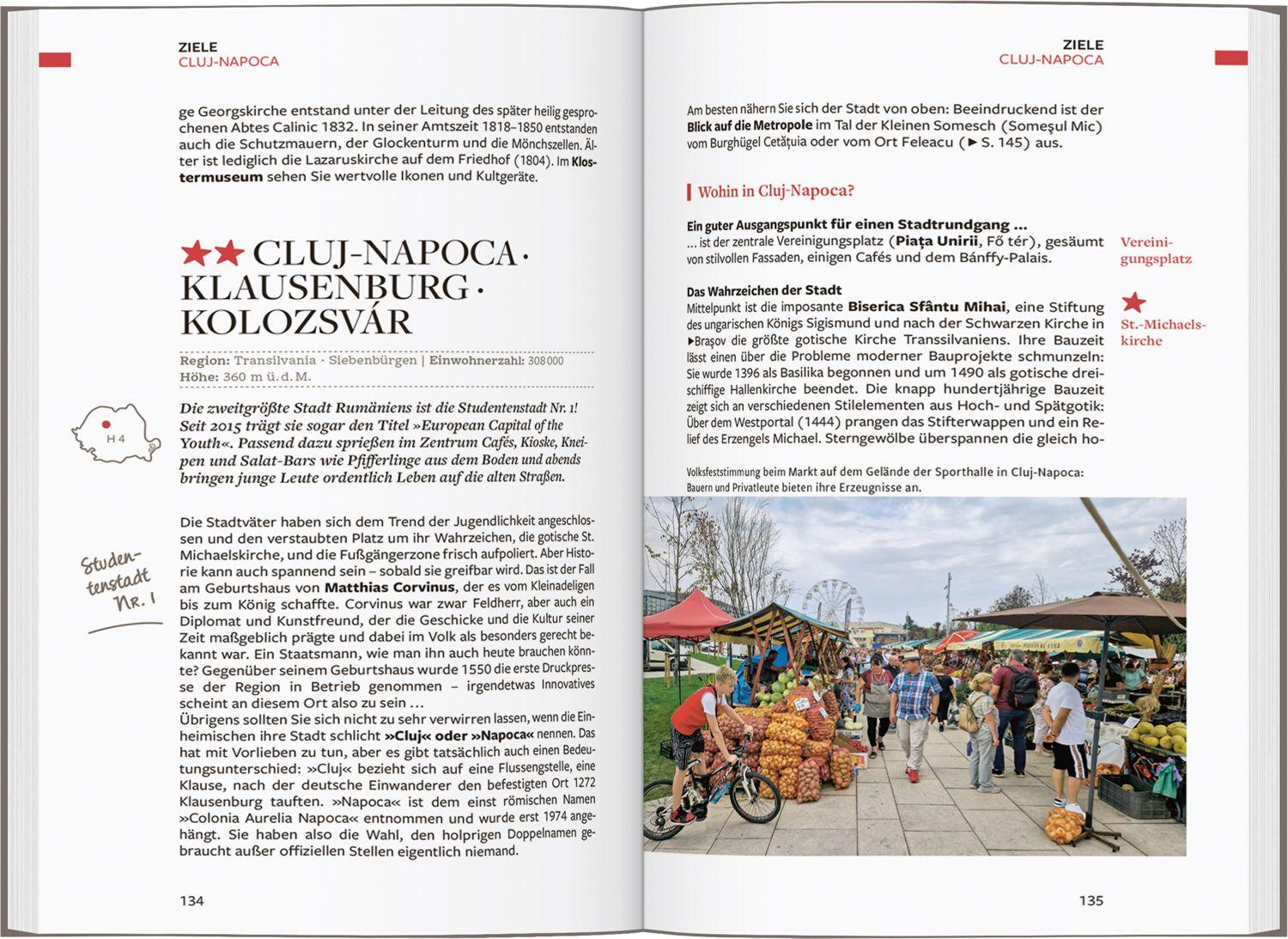 Beispielinhalt (Bild) Baedeker Reiseführer Rumänien