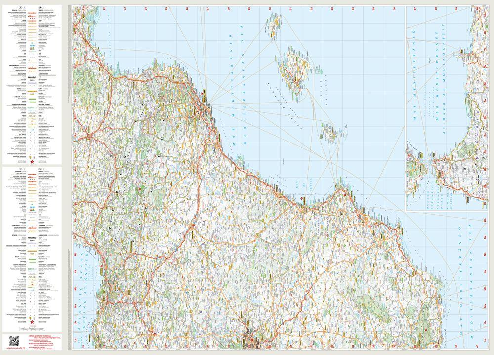 Beispielinhalt (Bild) MARCO POLO Reisekarte Spanien, Portugal 1:1 Mio.