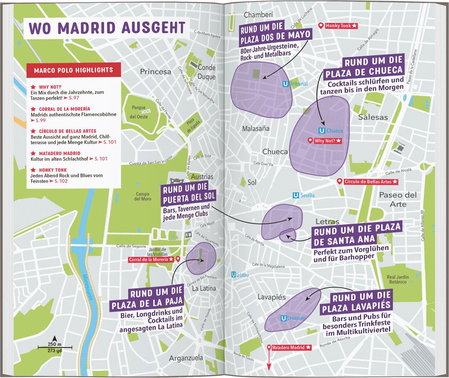 Beispielinhalt (Bild) MARCO POLO Reiseführer Madrid