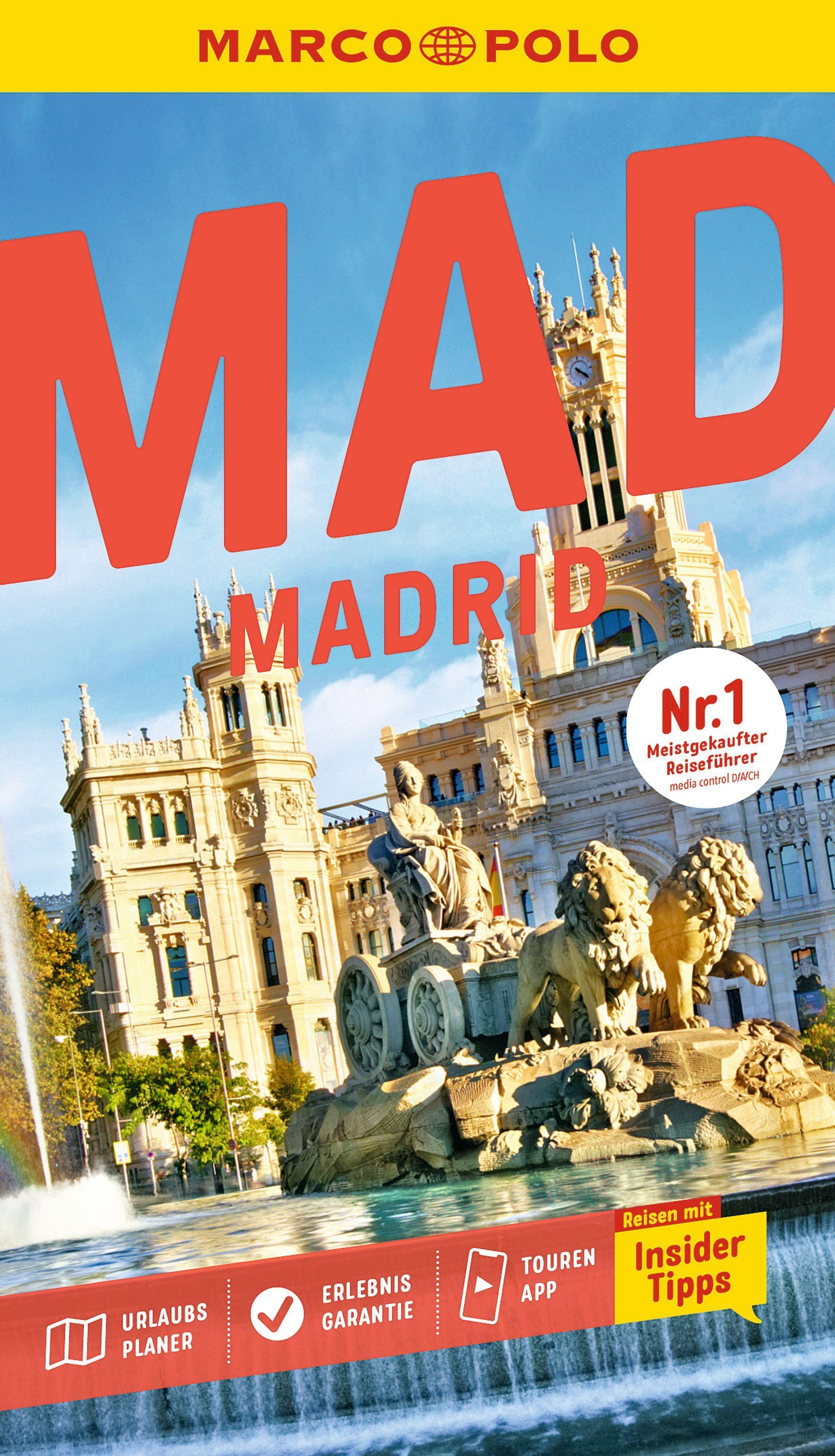 Vorderes Coverbild MARCO POLO Reiseführer Madrid