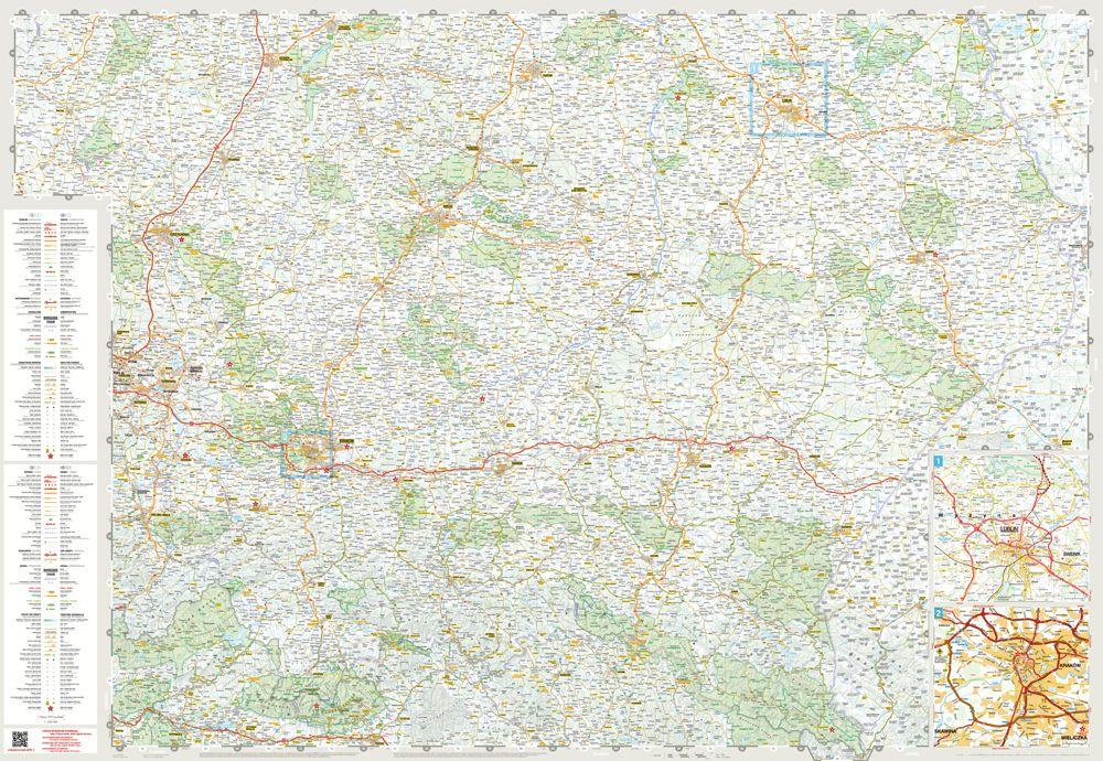 Beispielinhalt (Bild) MARCO POLO Reisekarte Polen Süd 1:300.000