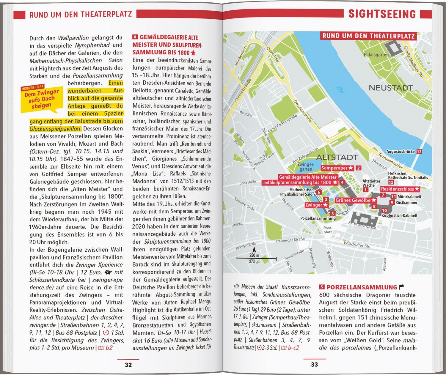 Beispielinhalt (Bild) MARCO POLO Reiseführer Dresden, Sächsische Schweiz