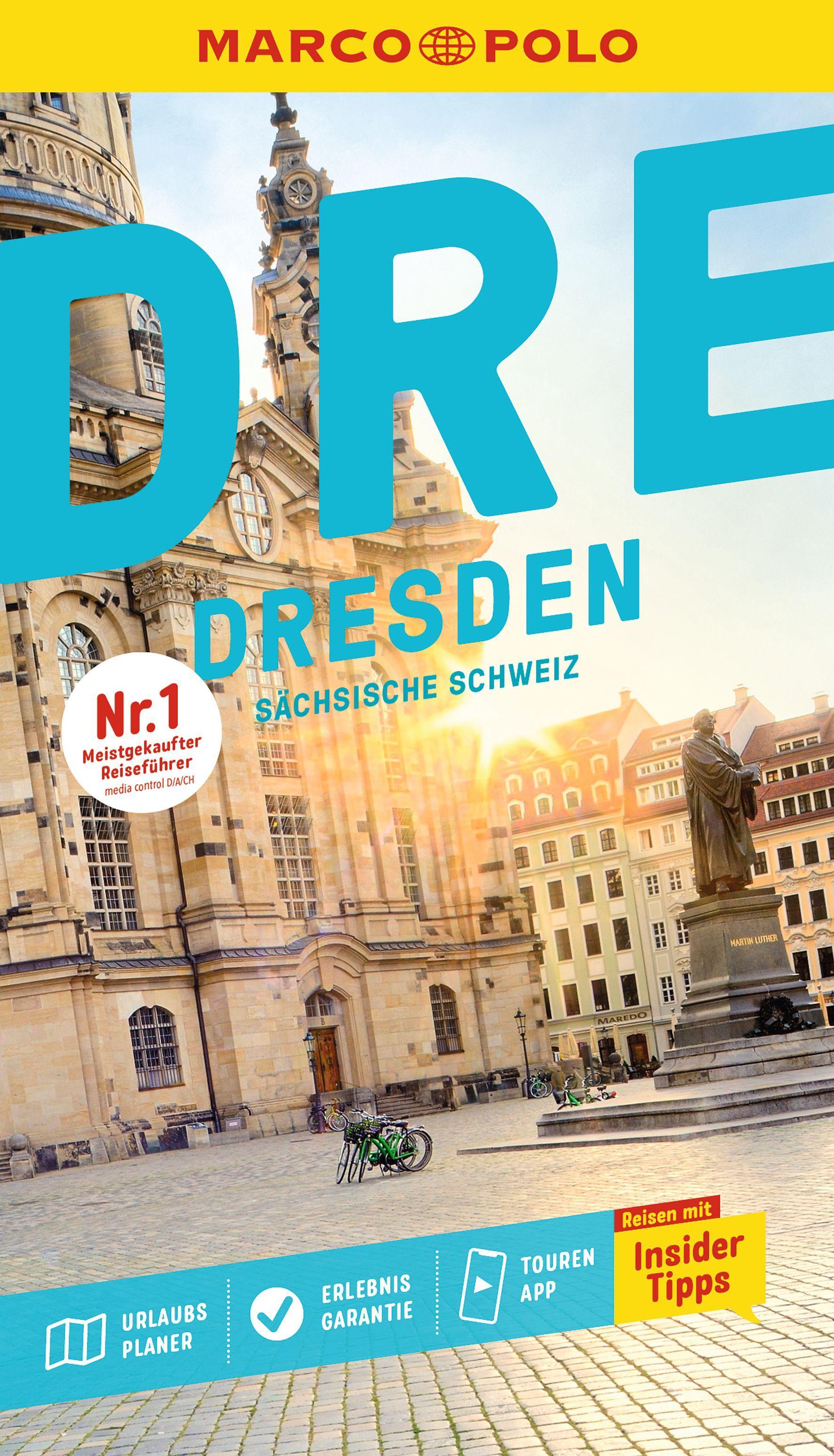Vorderes Coverbild MARCO POLO Reiseführer Dresden, Sächsische Schweiz