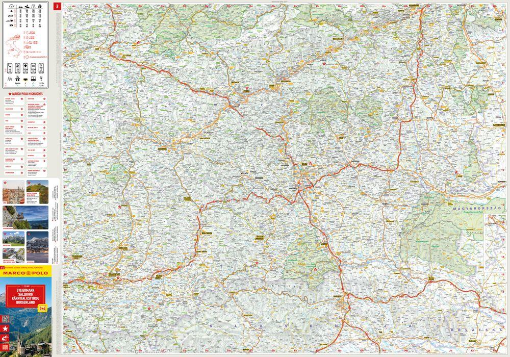 Beispielinhalt (Bild) MARCO POLO Kartenset Österreich, Südtirol 1:225.000