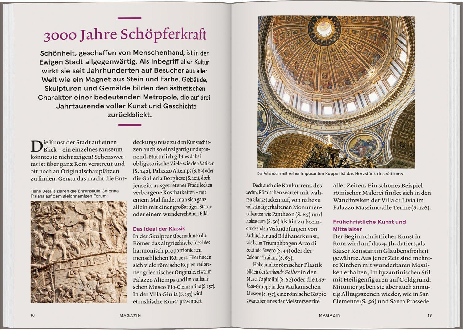 Beispielinhalt (Bild) Baedeker SMART Reiseführer Rom