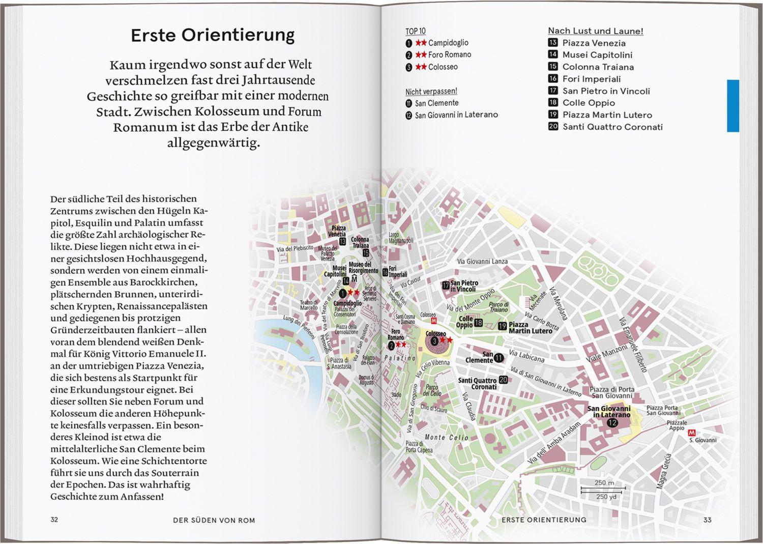 Beispielinhalt (Bild) Baedeker SMART Reiseführer Rom