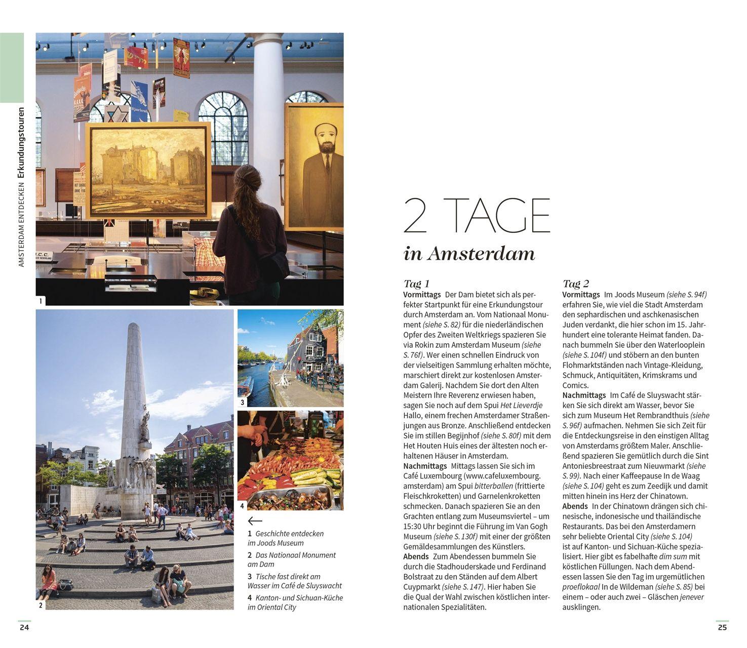 Beispielinhalt (Bild) Vis-à-Vis Reiseführer Amsterdam