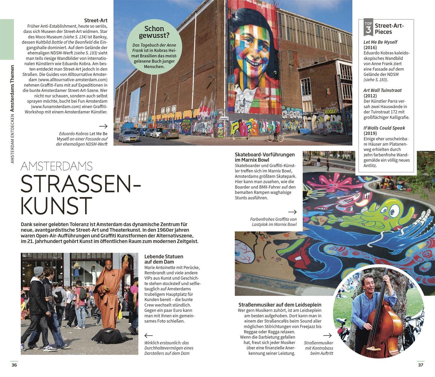 Beispielinhalt (Bild) Vis-à-Vis Reiseführer Amsterdam