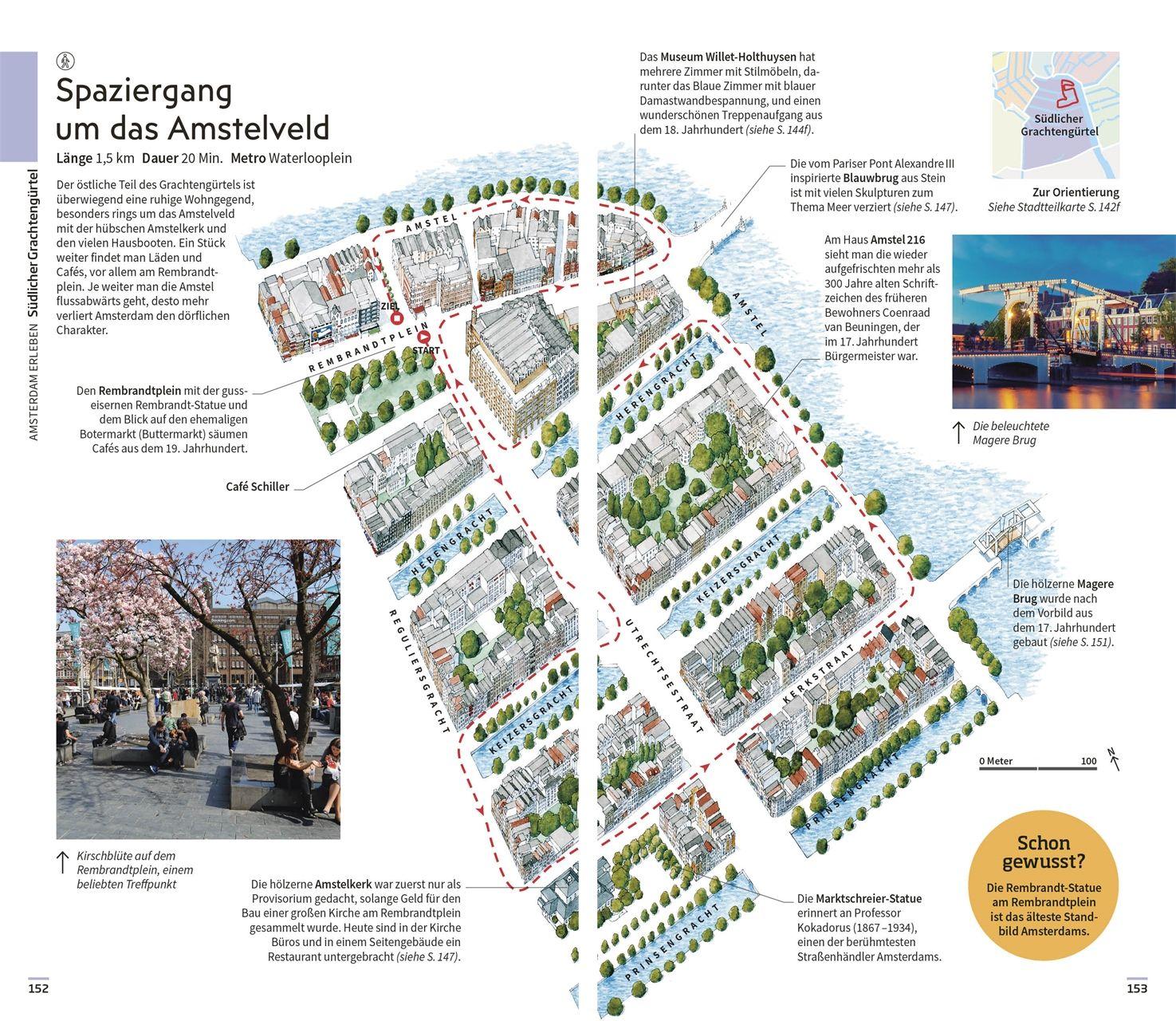 Beispielinhalt (Bild) Vis-à-Vis Reiseführer Amsterdam