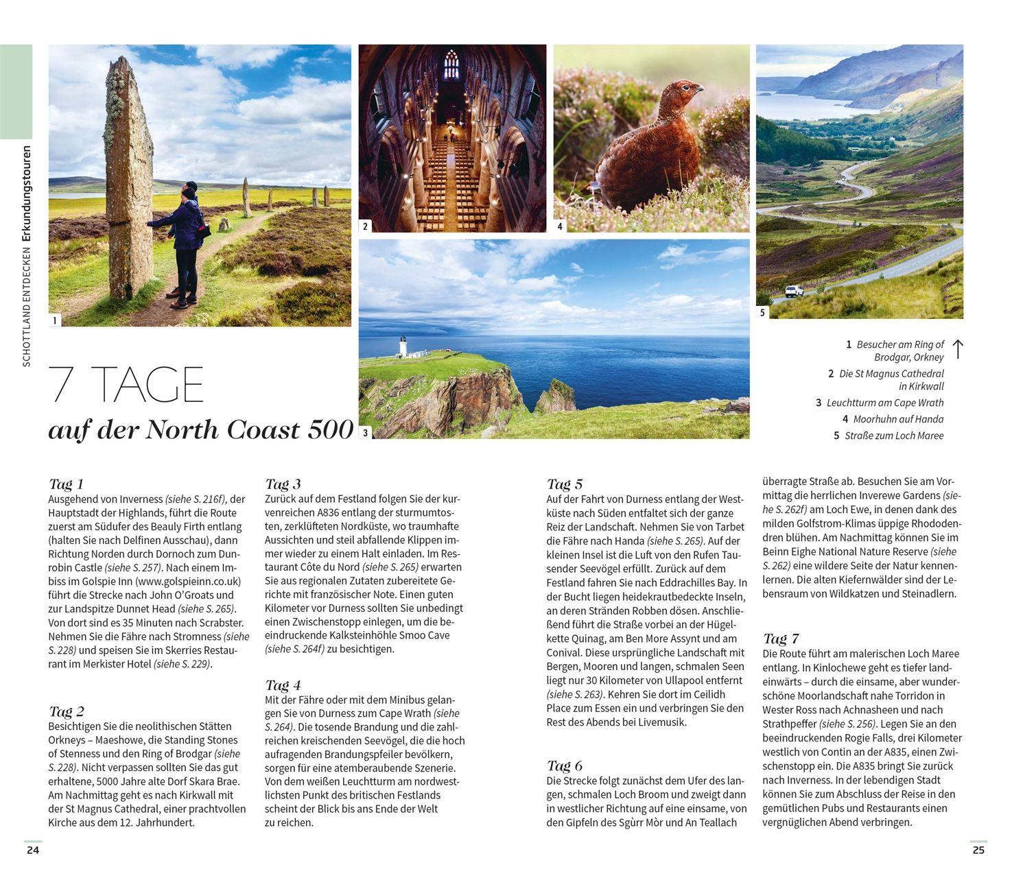 Beispielinhalt (Bild) Vis-à-Vis Reiseführer Schottland