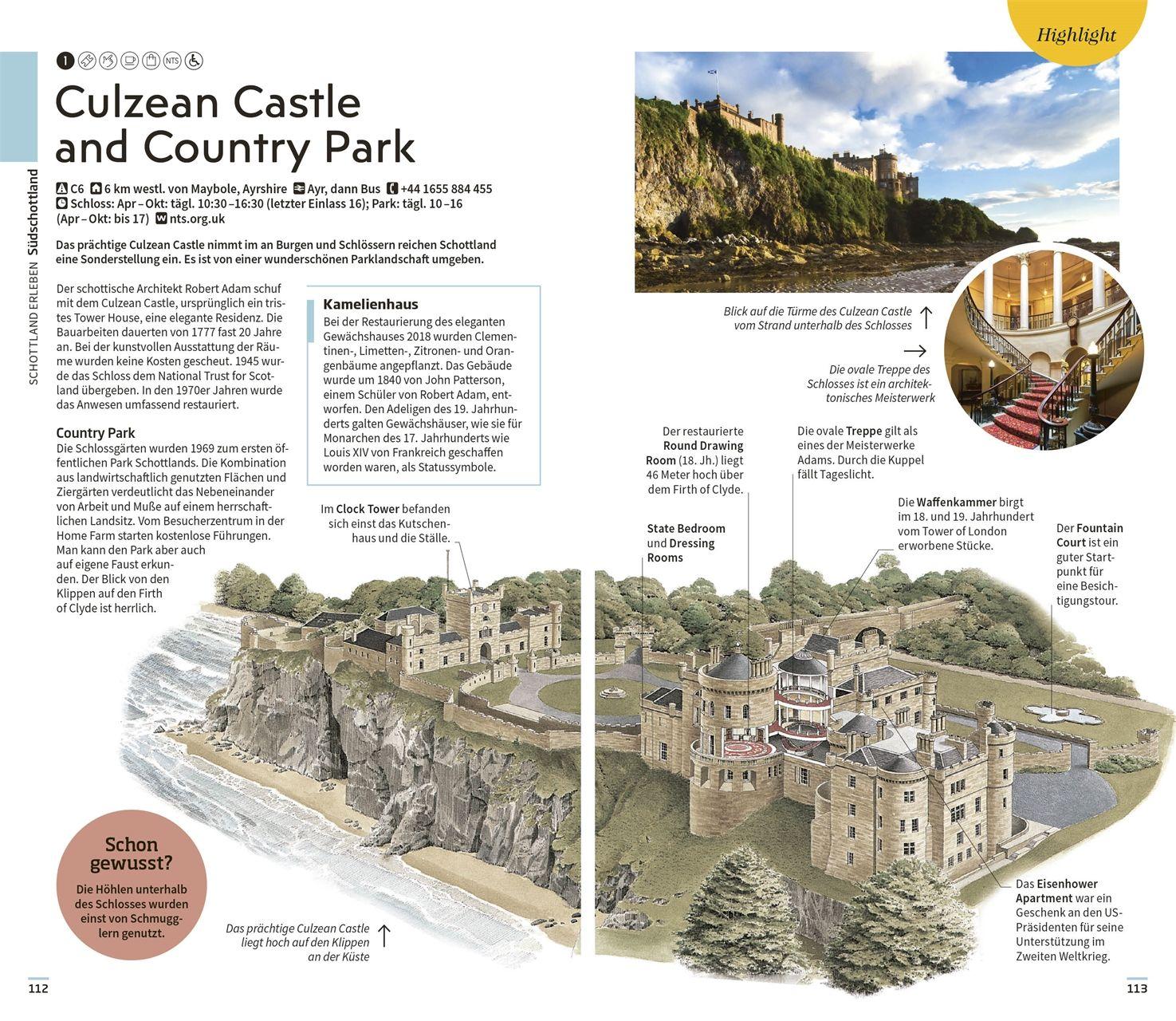Beispielinhalt (Bild) Vis-à-Vis Reiseführer Schottland
