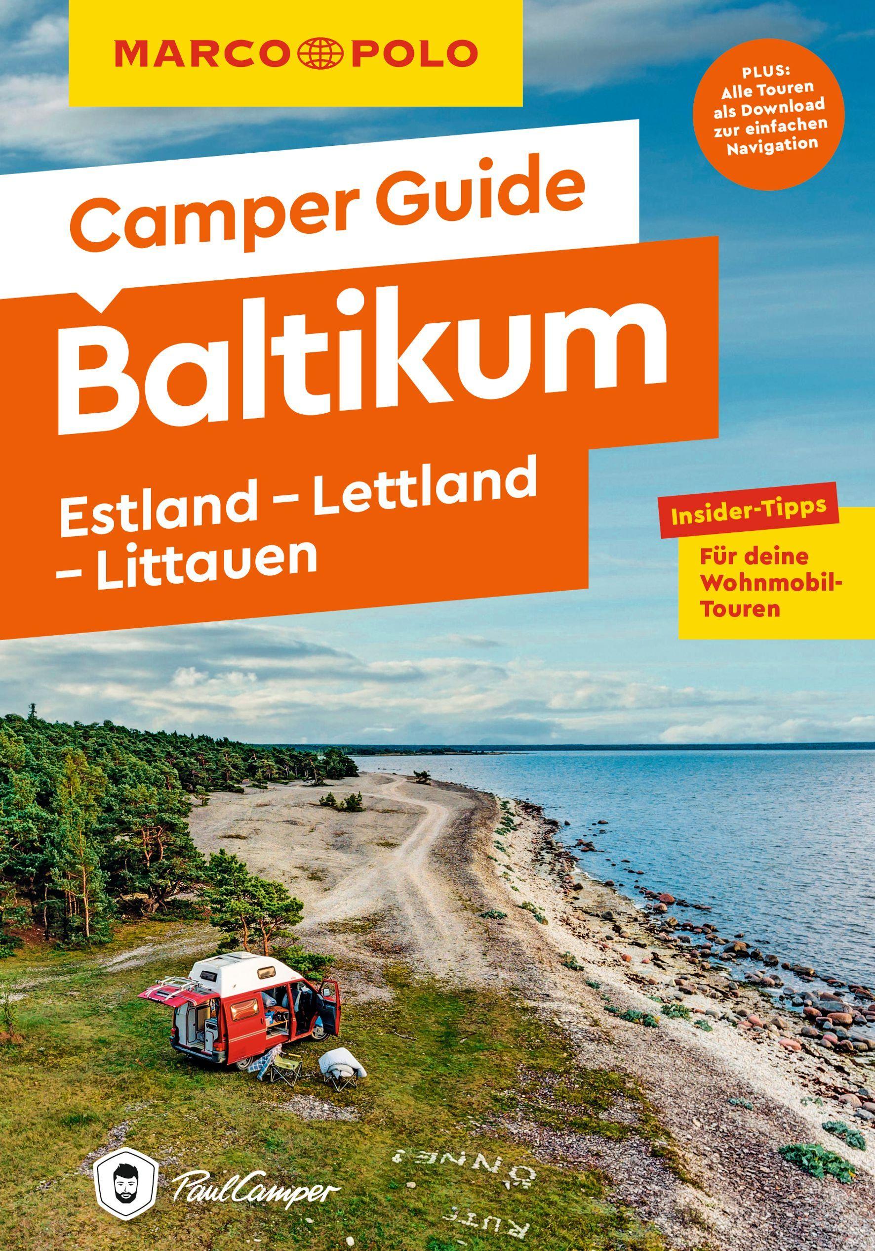 Vorderes Coverbild MARCO POLO Camper Guide Baltikum: Estland, Lettland & Litauen