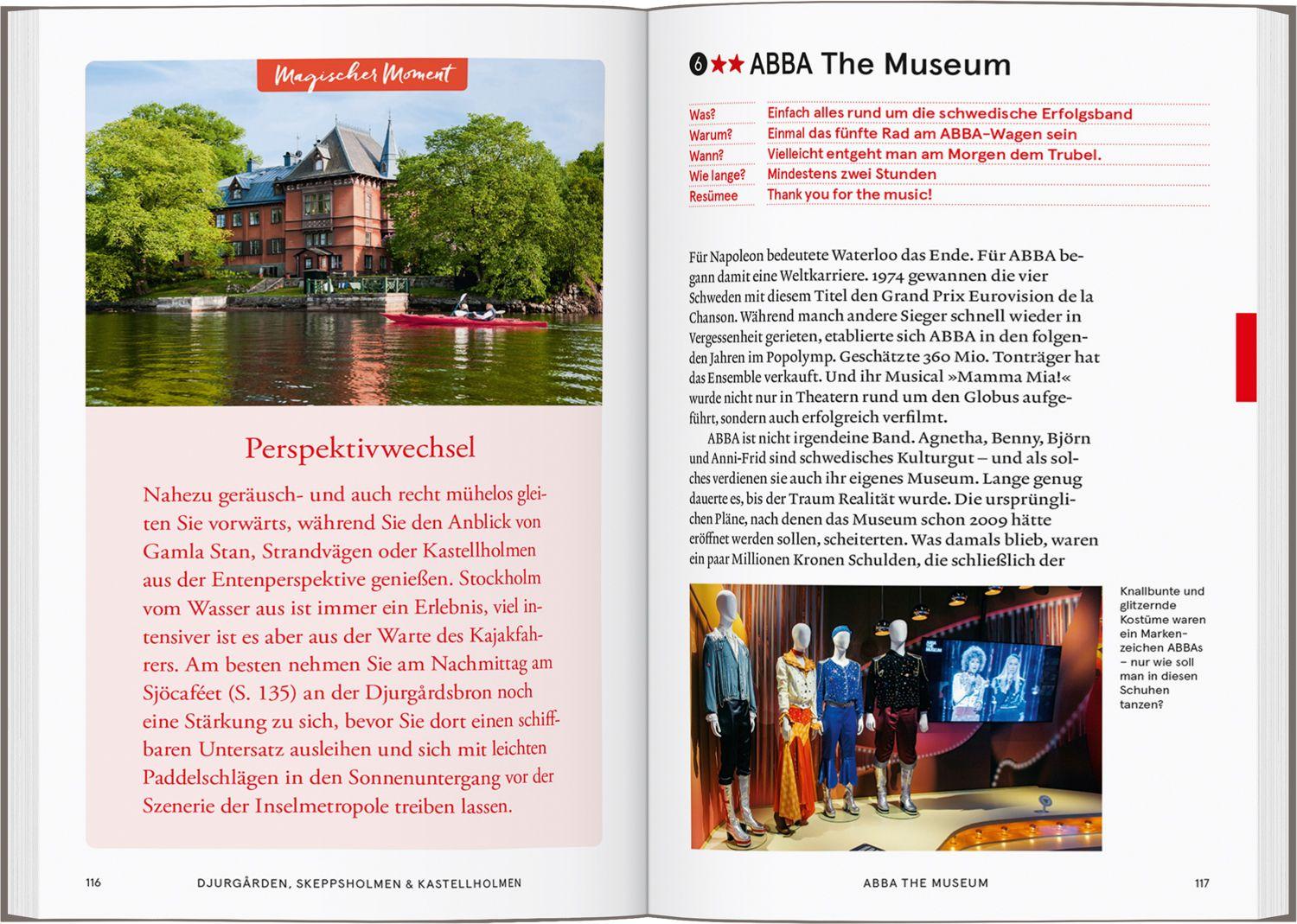 Beispielinhalt (Bild) Baedeker SMART Reiseführer Stockholm