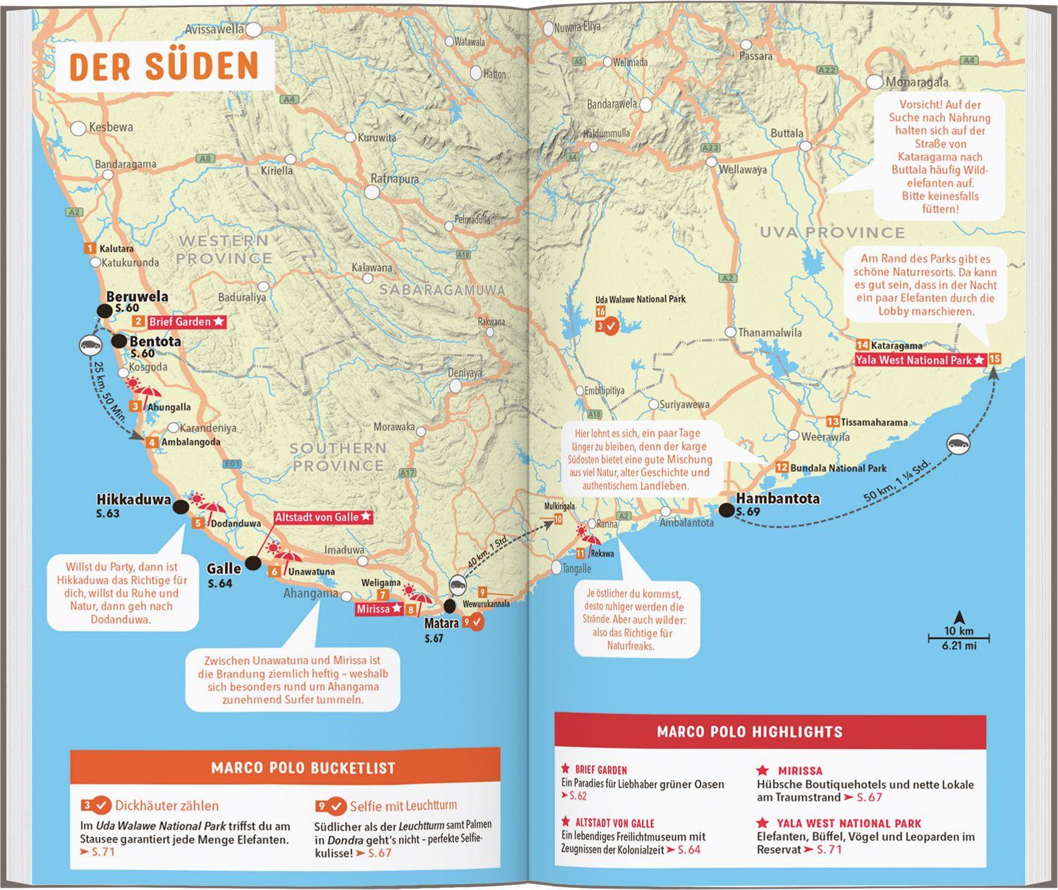 Beispielinhalt (Bild) MARCO POLO Reiseführer Sri Lanka