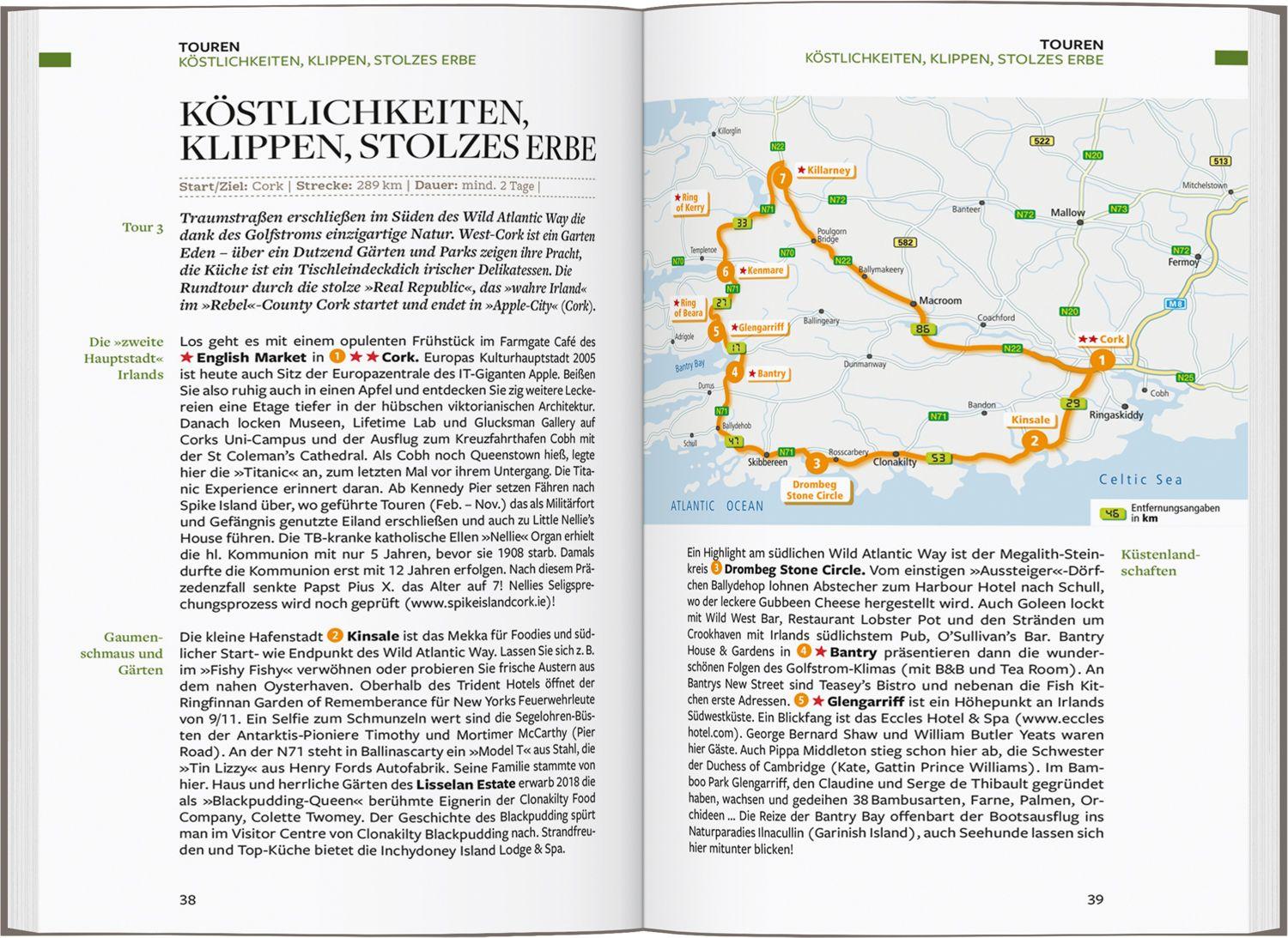 Beispielinhalt (Bild) Baedeker Reiseführer Irland