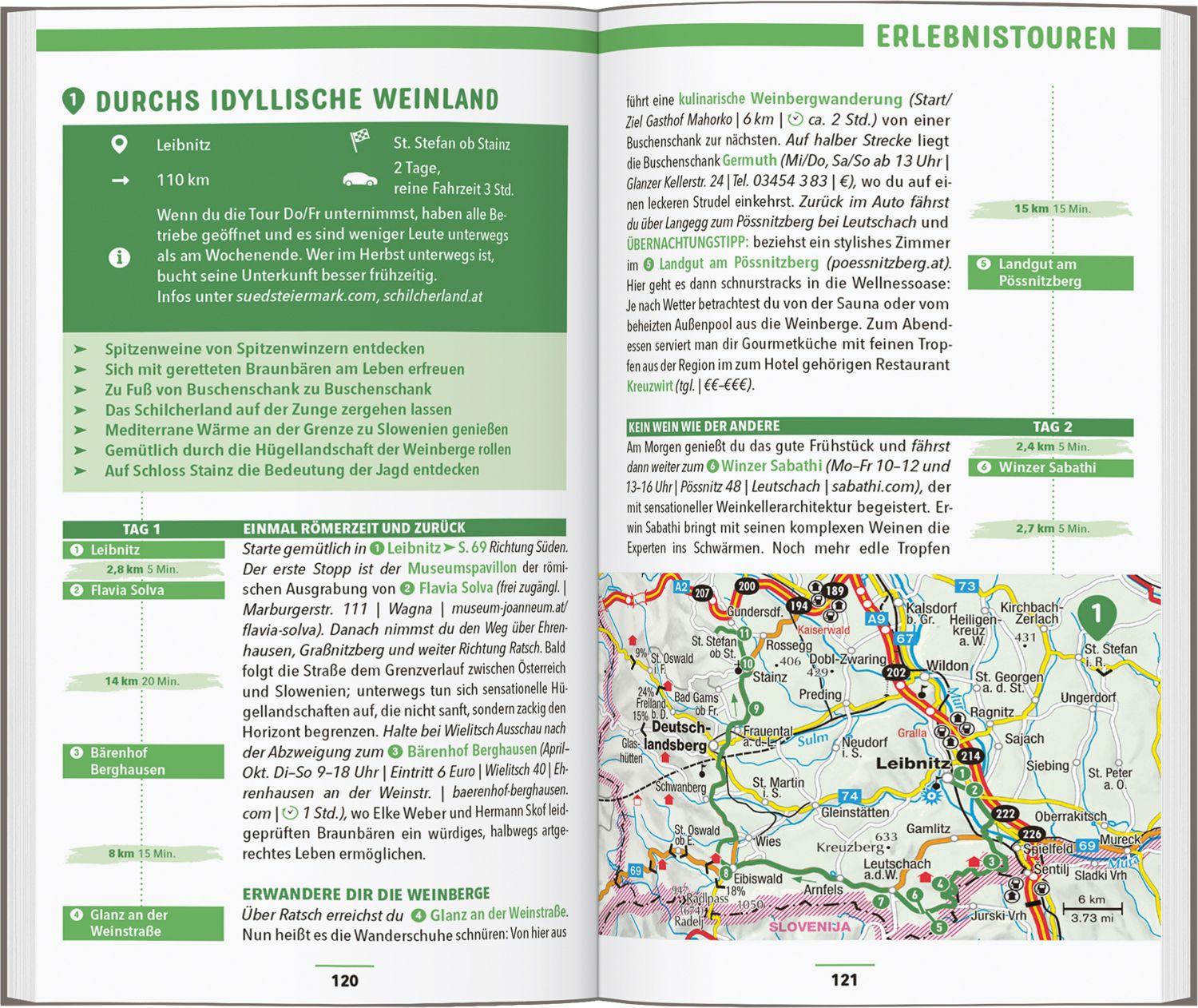 Beispielinhalt (Bild) MARCO POLO Reiseführer Steiermark