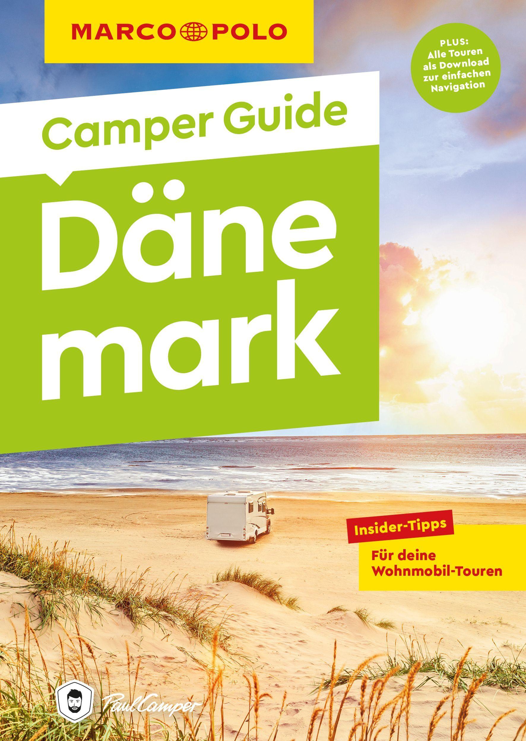 Vorderes Coverbild MARCO POLO Camper Guide Dänemark