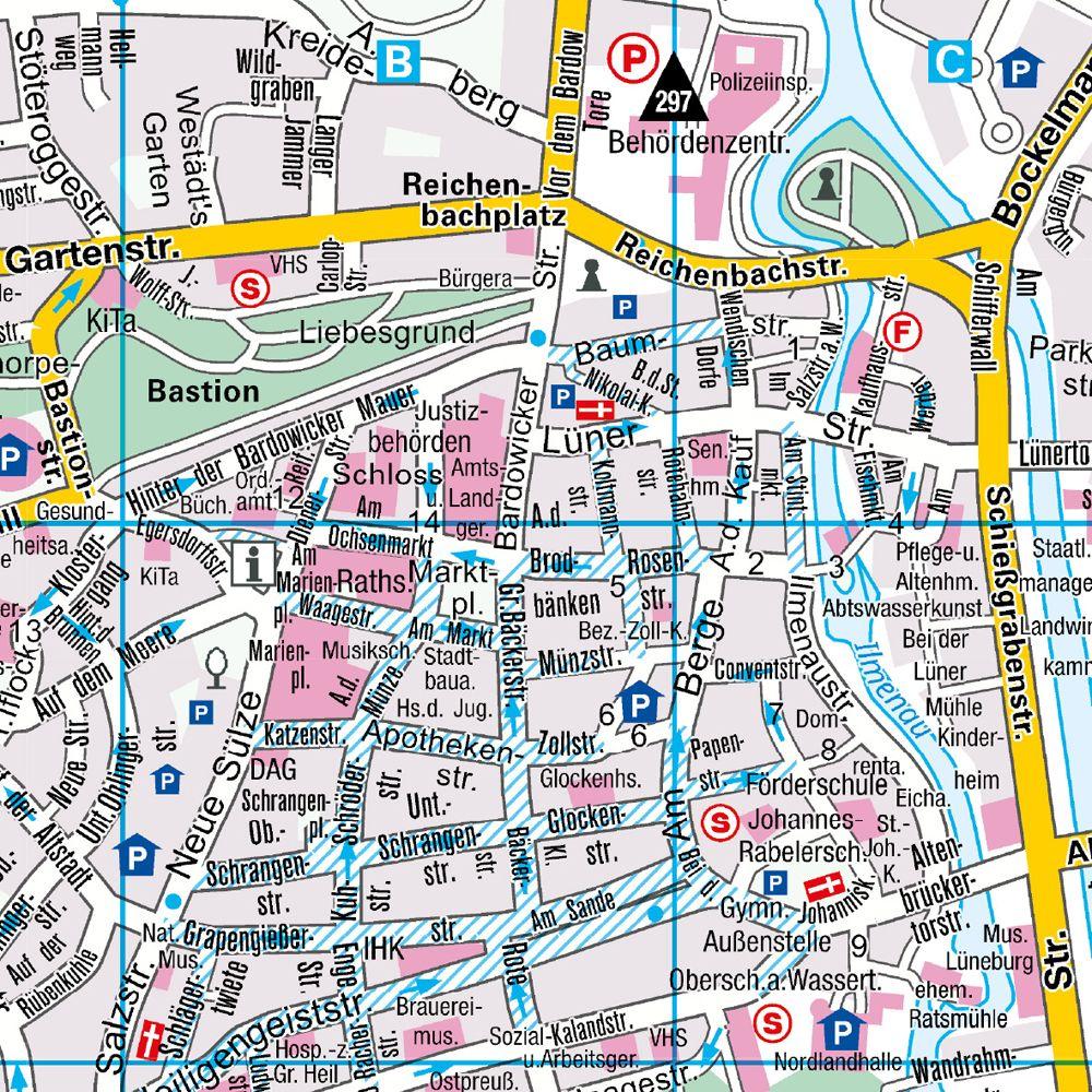Beispielinhalt (Bild) ADAC Stadtatlas Hamburg 1:20.000
