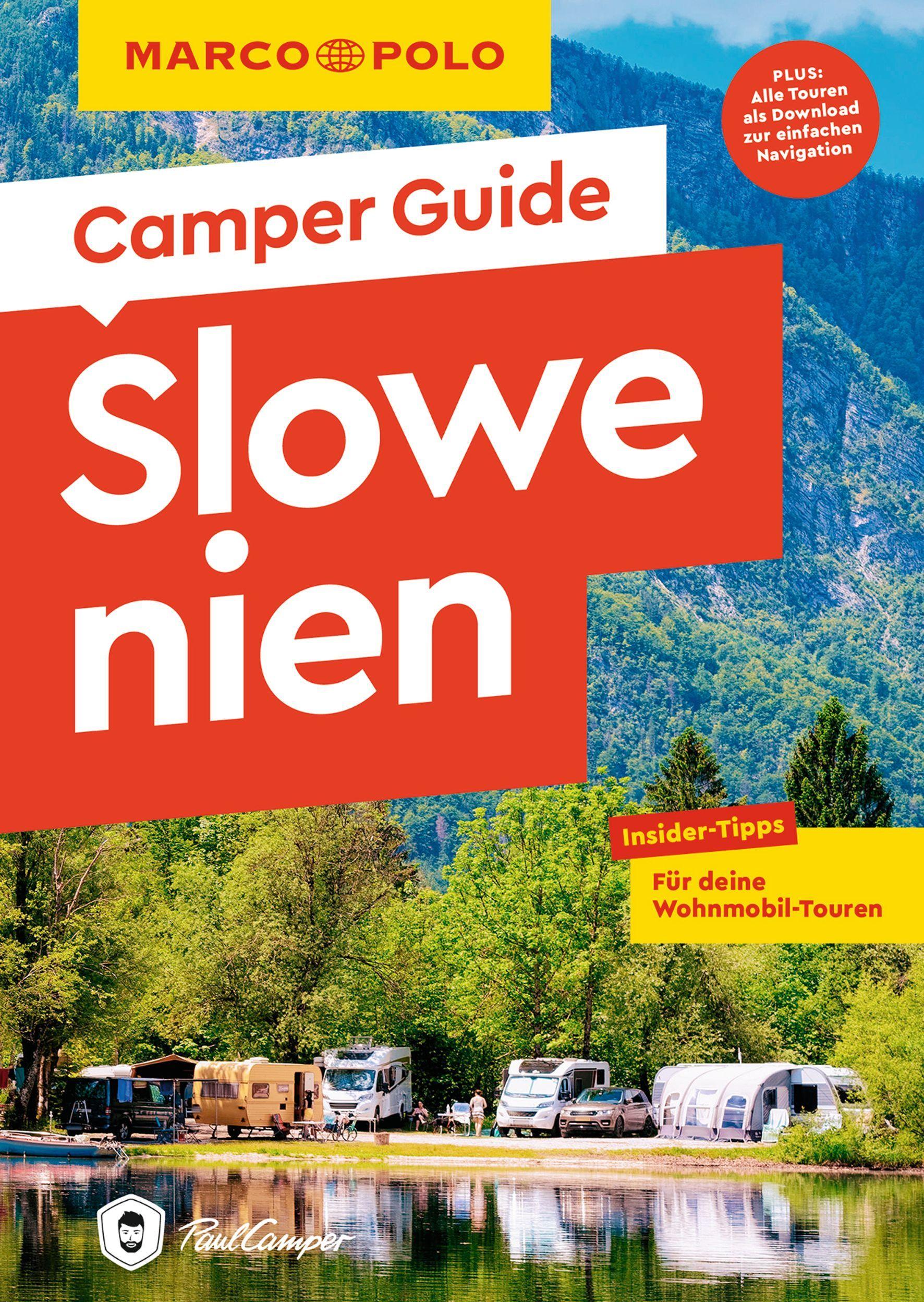 Vorderes Coverbild MARCO POLO Camper Guide Slowenien