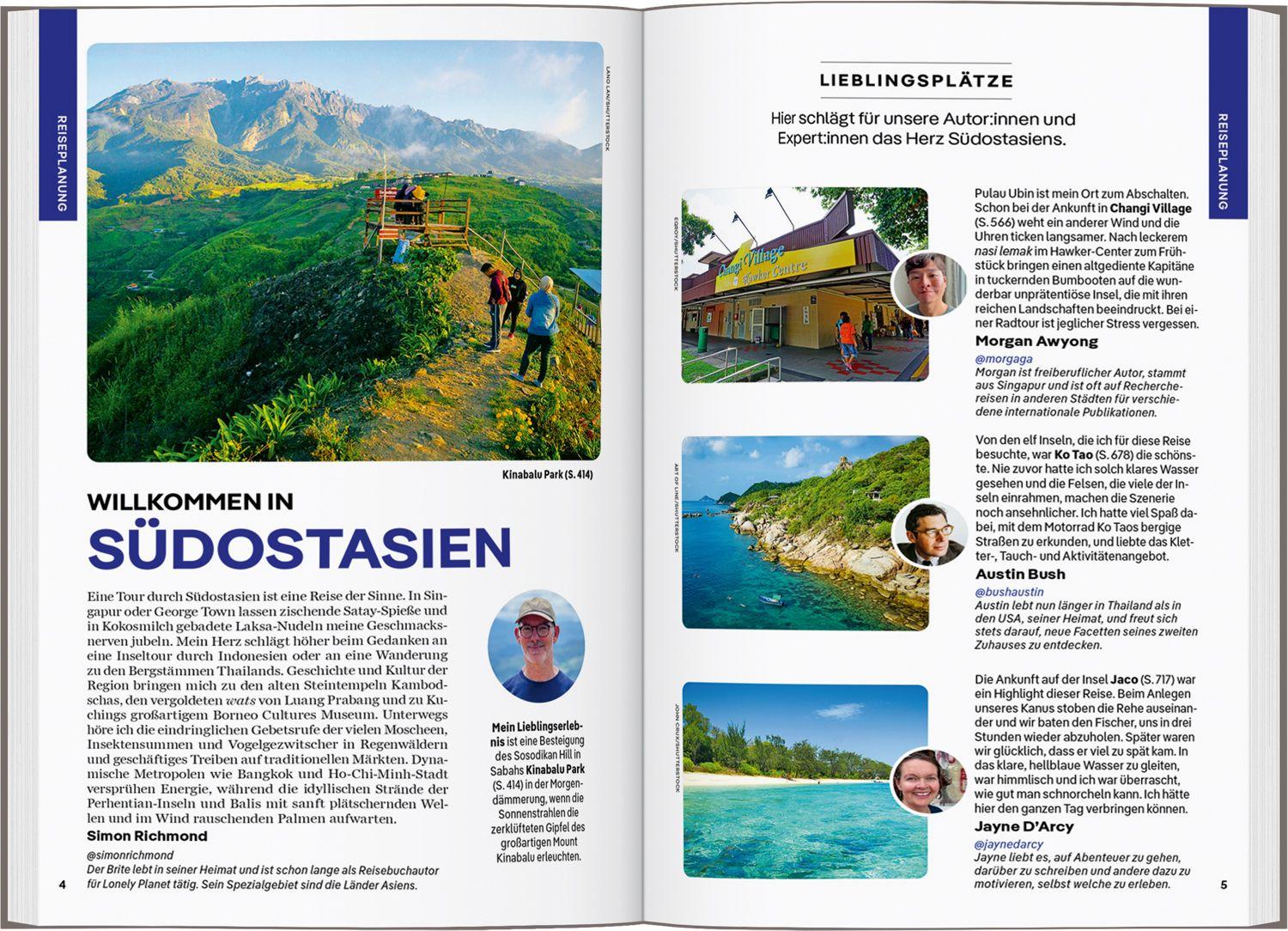 Beispielinhalt (Bild) LONELY PLANET Reiseführer Südostasien