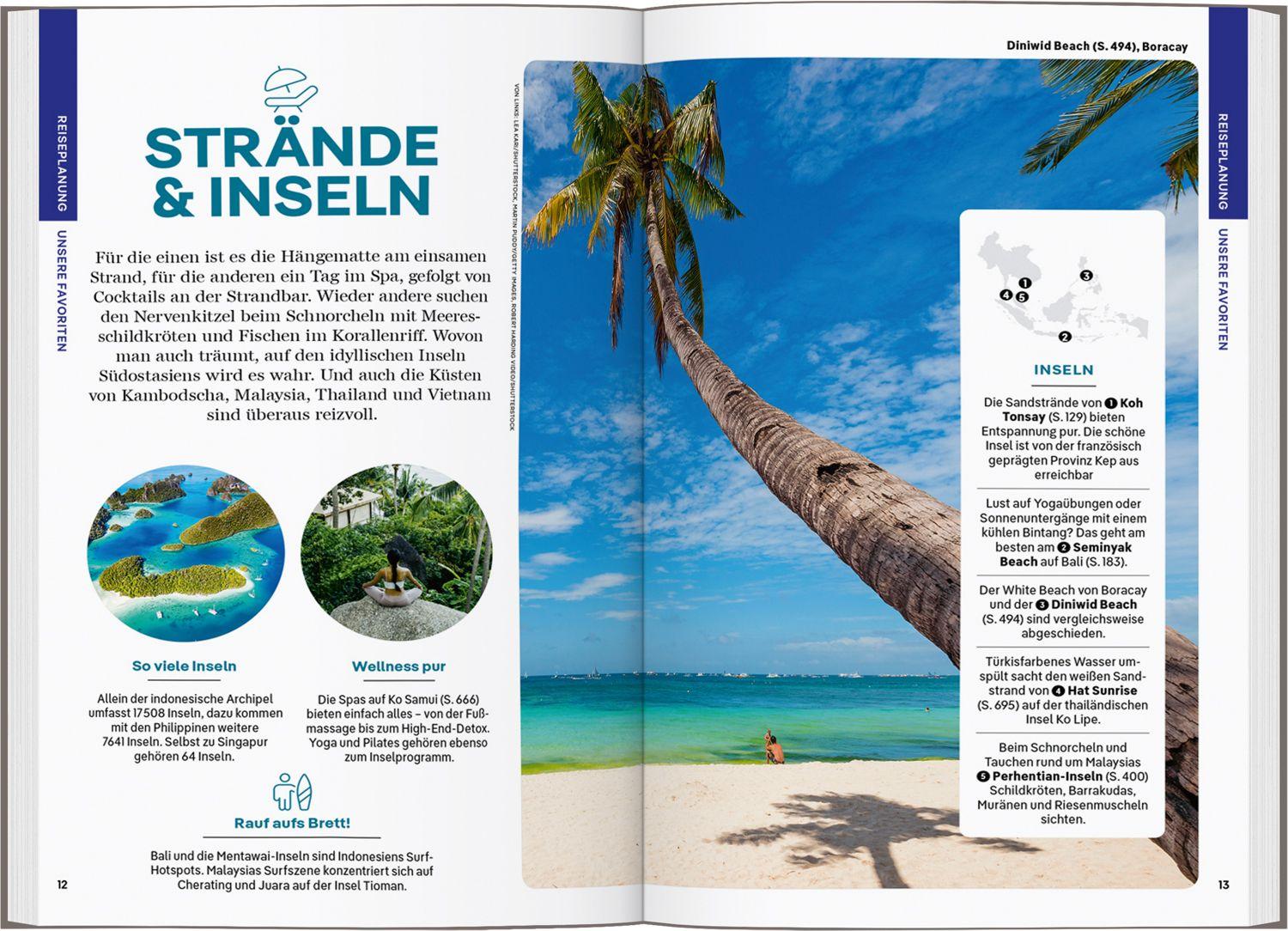 Beispielinhalt (Bild) LONELY PLANET Reiseführer Südostasien