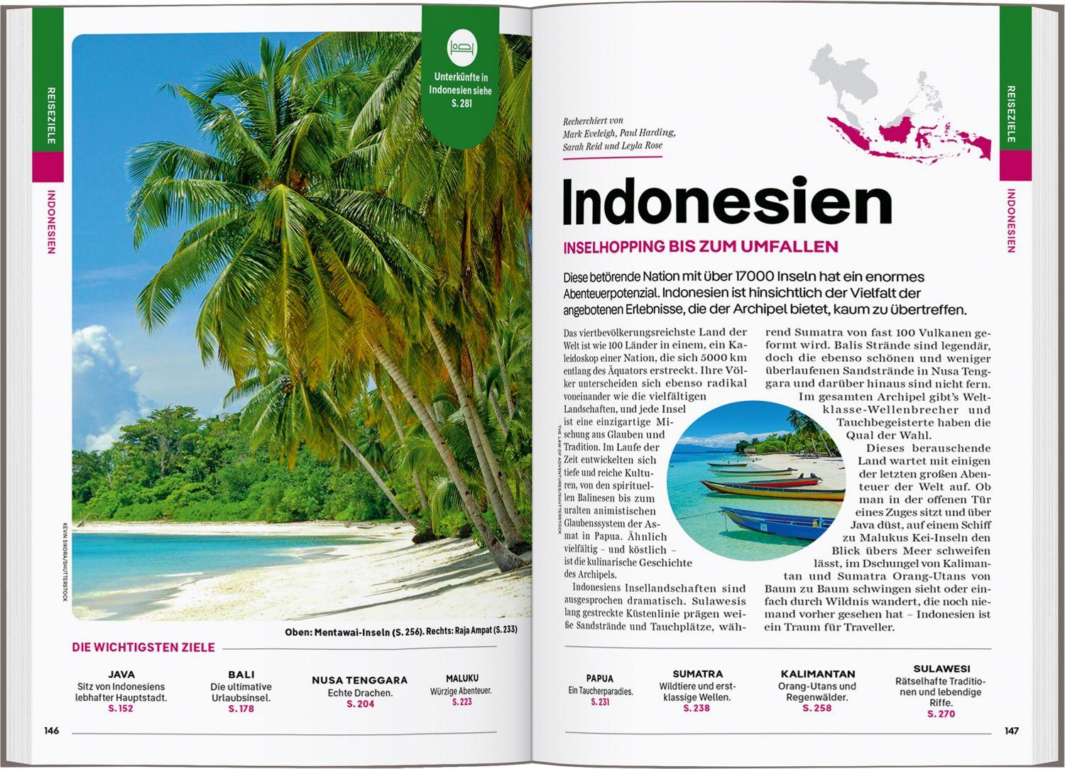 Beispielinhalt (Bild) LONELY PLANET Reiseführer Südostasien