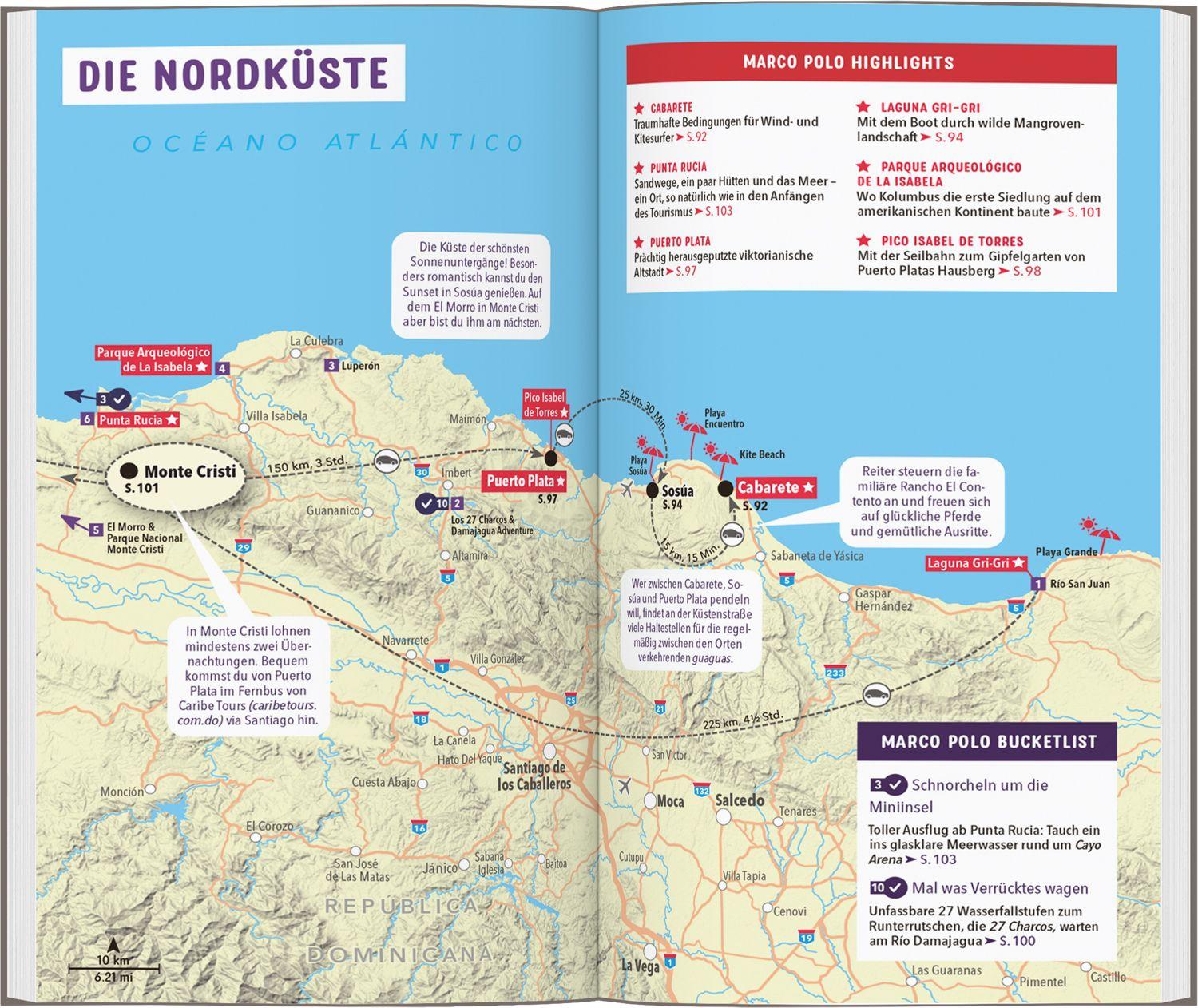 Beispielinhalt (Bild) MARCO POLO Reiseführer Dominikanische Republik