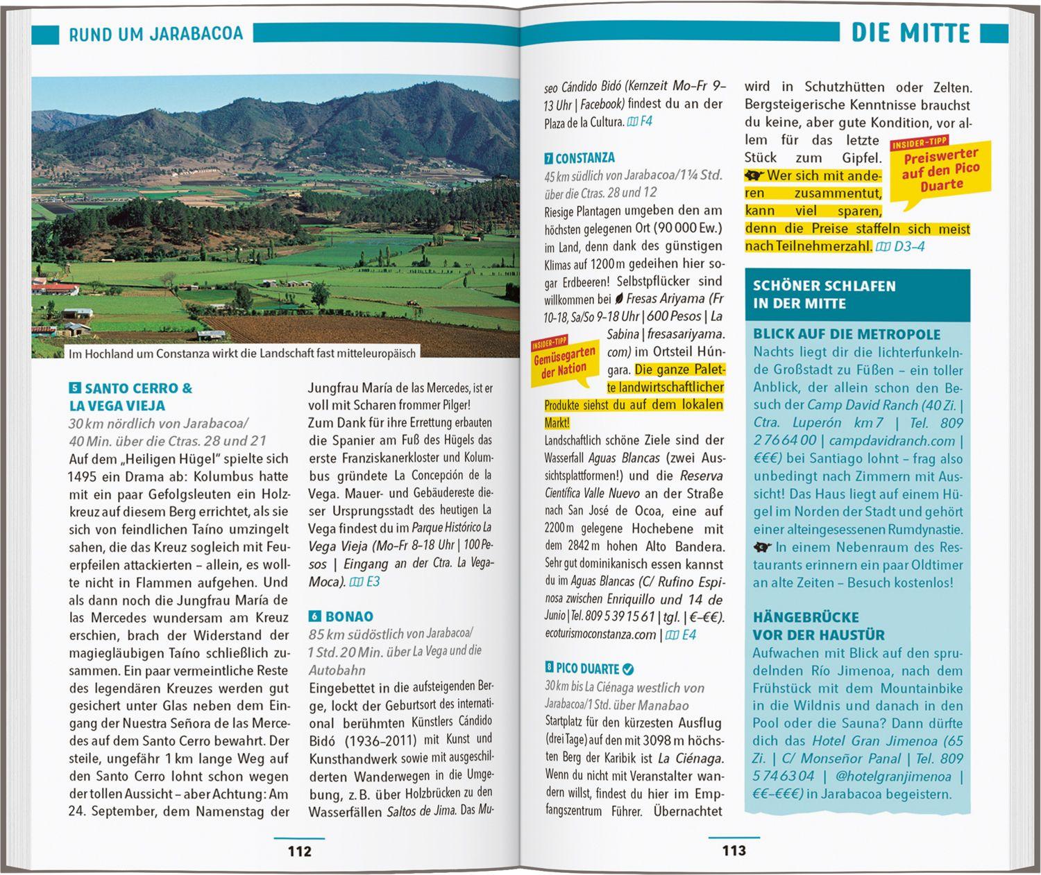 Beispielinhalt (Bild) MARCO POLO Reiseführer Dominikanische Republik