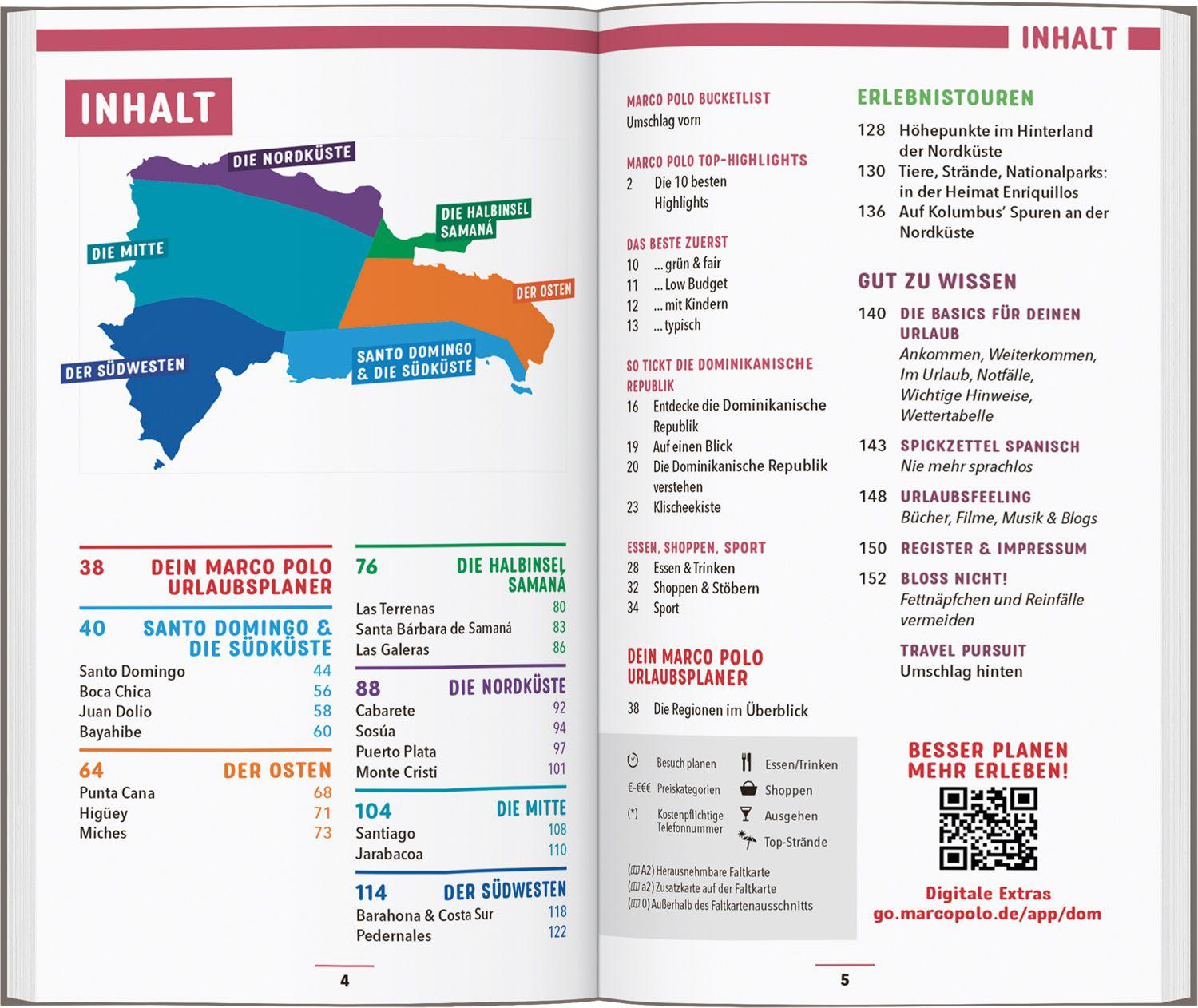 Beispielinhalt (Bild) MARCO POLO Reiseführer Dominikanische Republik