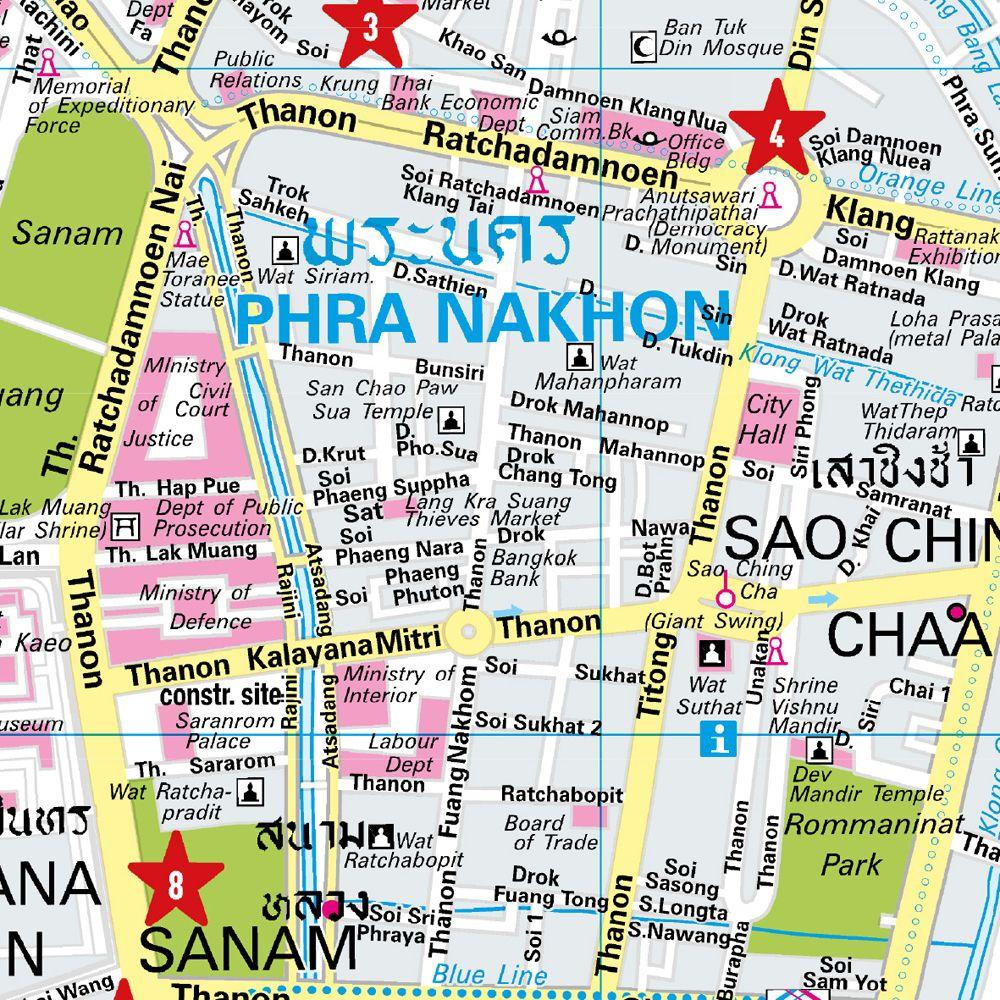 Beispielinhalt (Bild) MARCO POLO Cityplan Bangkok 1:13.000