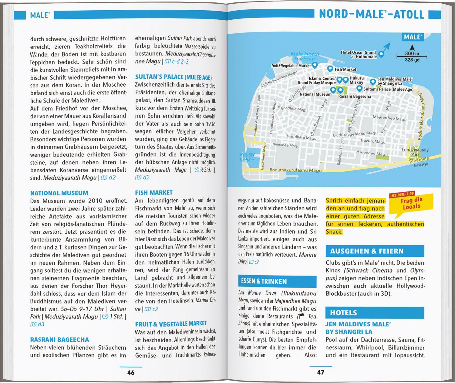 Beispielinhalt (Bild) MARCO POLO Reiseführer Malediven