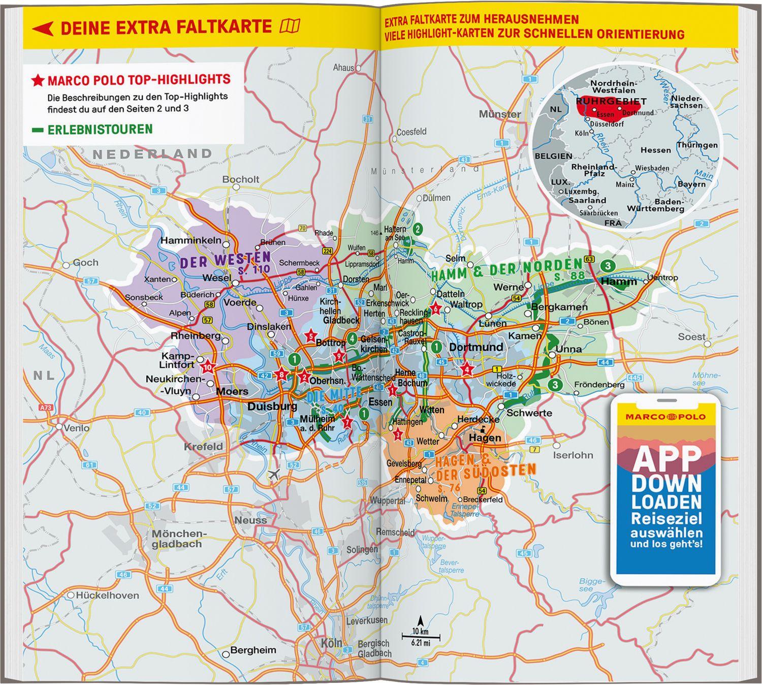 Beispielinhalt (Bild) MARCO POLO Reiseführer Ruhrgebiet
