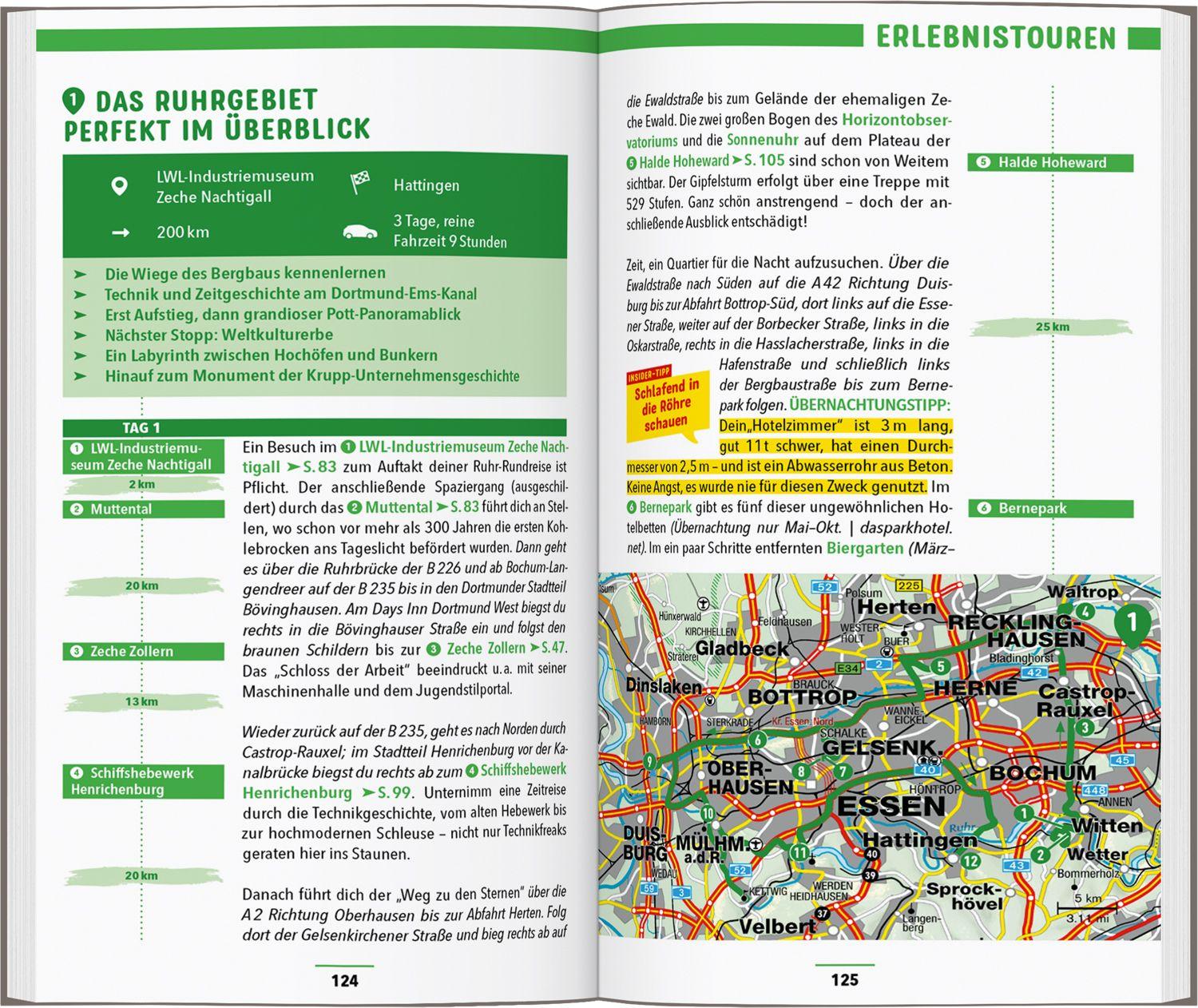 Beispielinhalt (Bild) MARCO POLO Reiseführer Ruhrgebiet