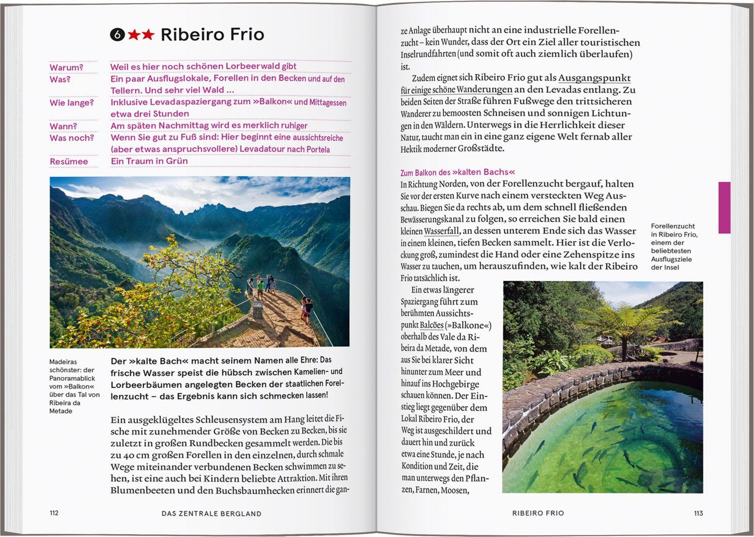 Beispielinhalt (Bild) Baedeker SMART Reiseführer Madeira