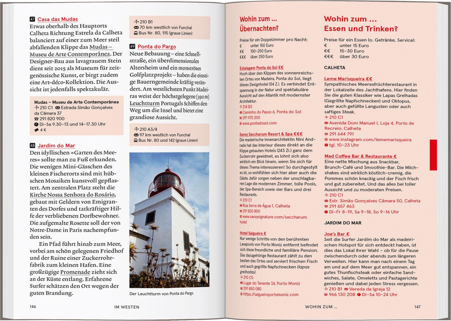 Beispielinhalt (Bild) Baedeker SMART Reiseführer Madeira