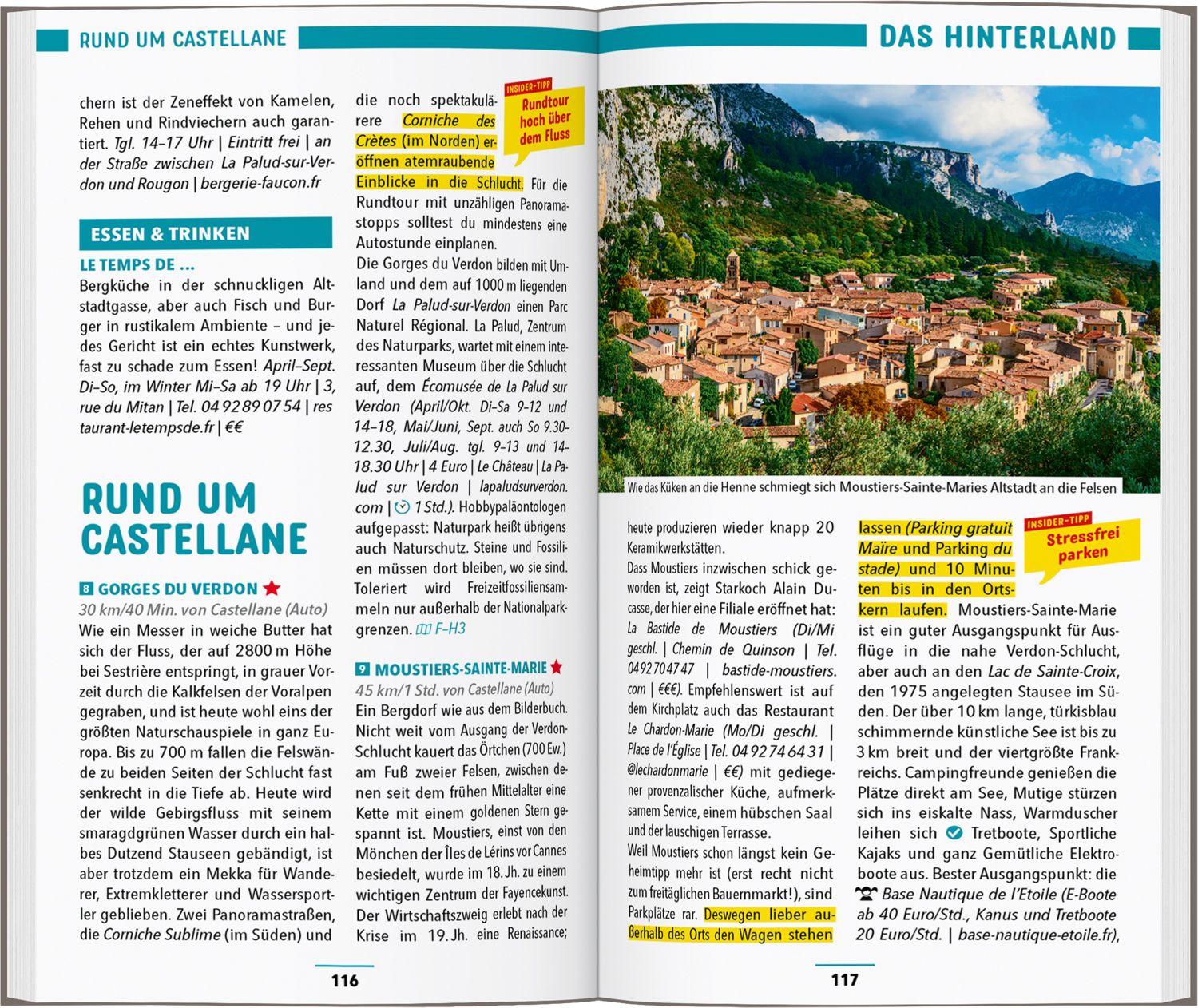 Beispielinhalt (Bild) MARCO POLO Reiseführer Côte d'Azur