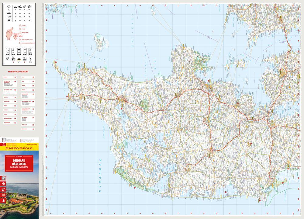 Beispielinhalt (Bild) Denmark Marco Polo Map