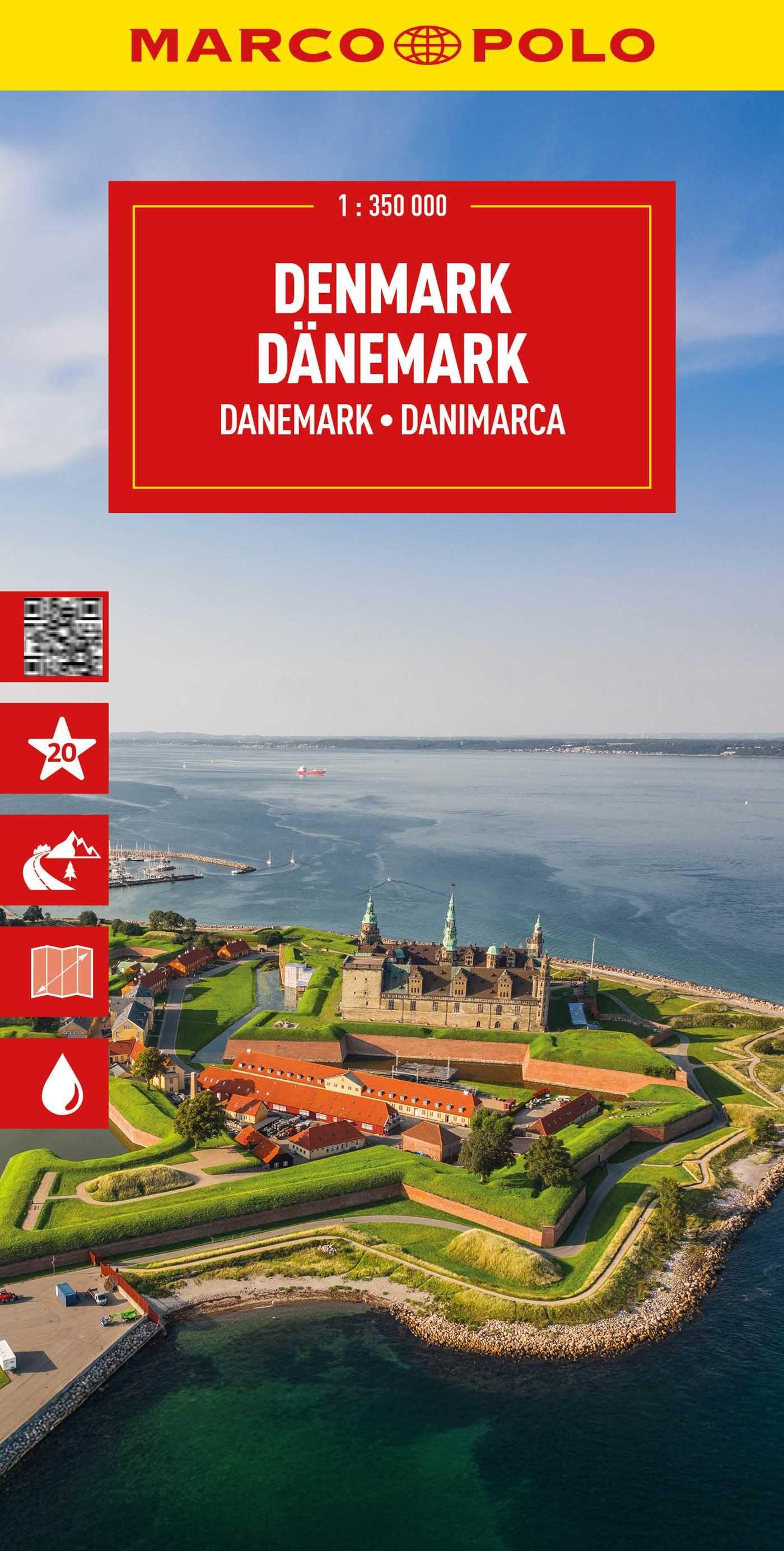 Vorderes Coverbild Denmark Marco Polo Map