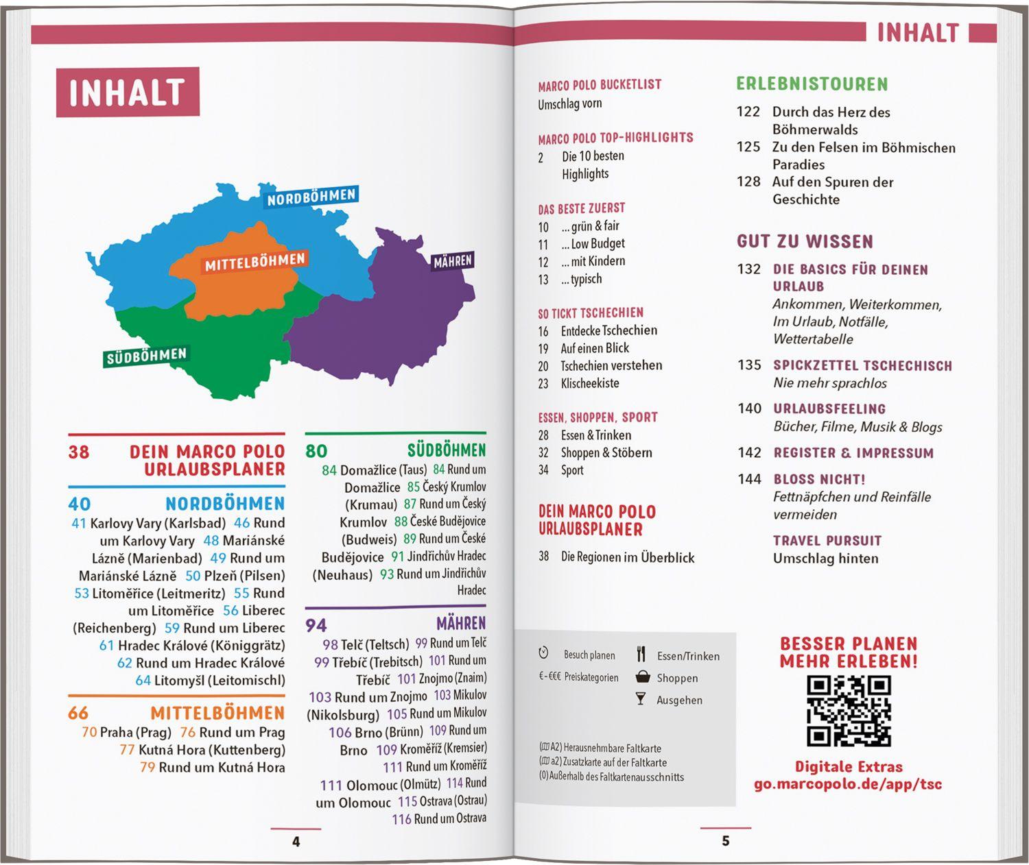 Beispielinhalt (Bild) MARCO POLO Reiseführer Tschechien