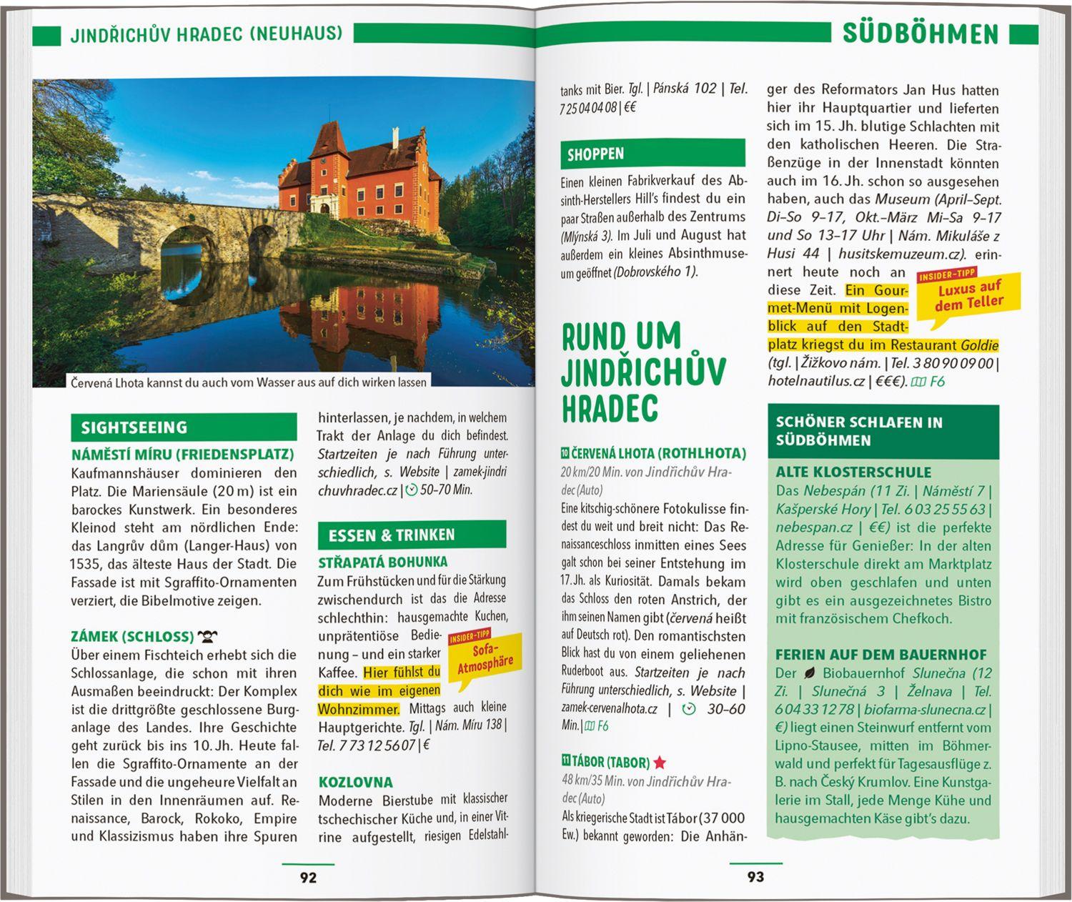 Beispielinhalt (Bild) MARCO POLO Reiseführer Tschechien