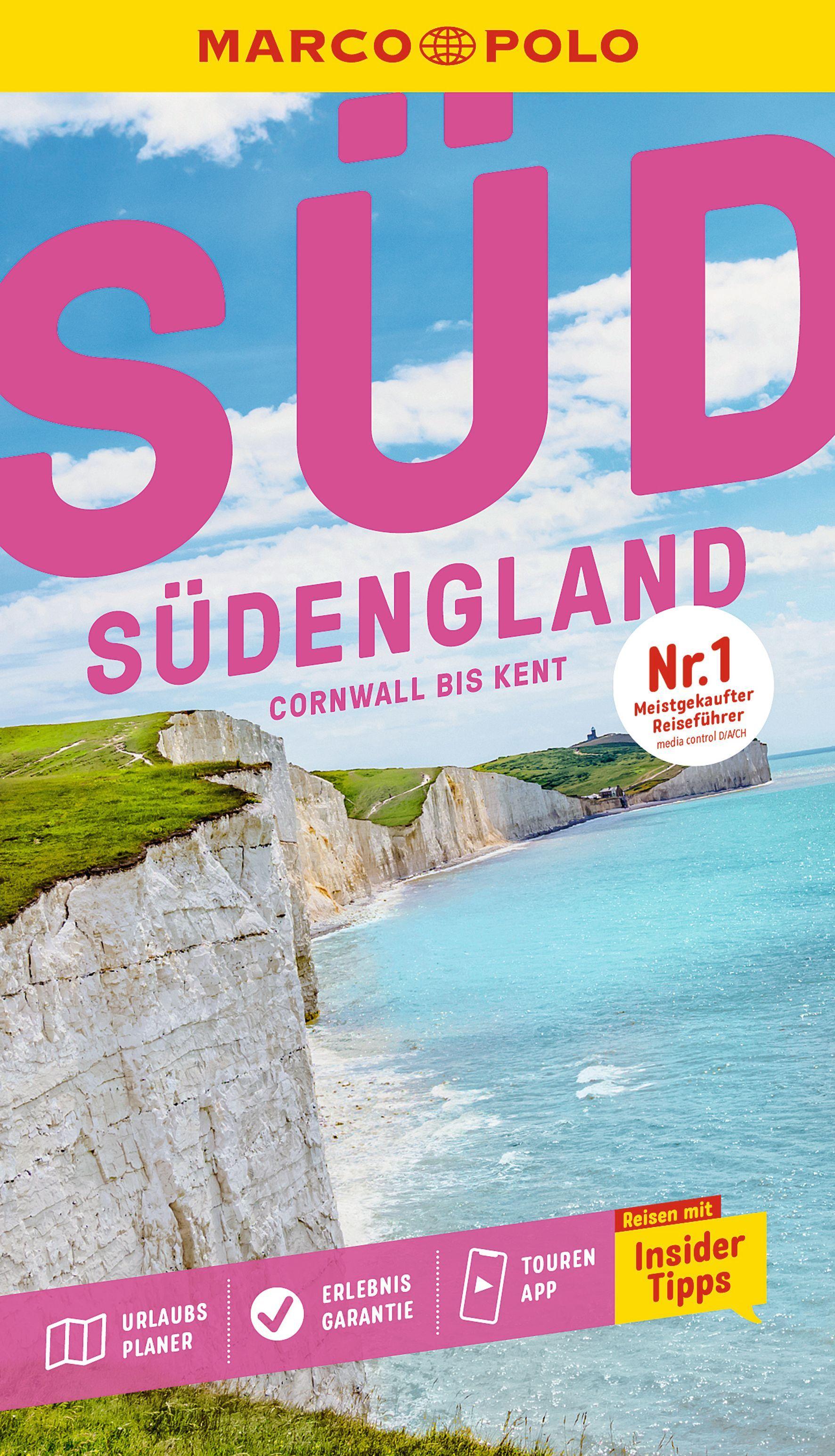 Vorderes Coverbild MARCO POLO Reiseführer Südengland, Cornwall bis Kent