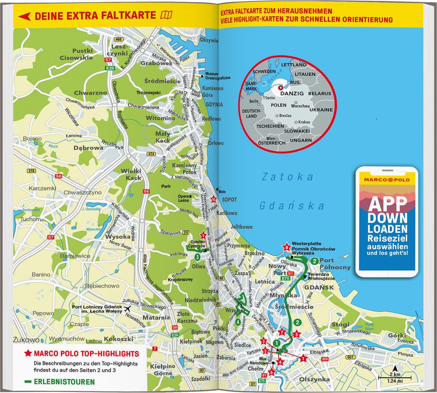 Beispielinhalt (Bild) MARCO POLO Reiseführer Danzig
