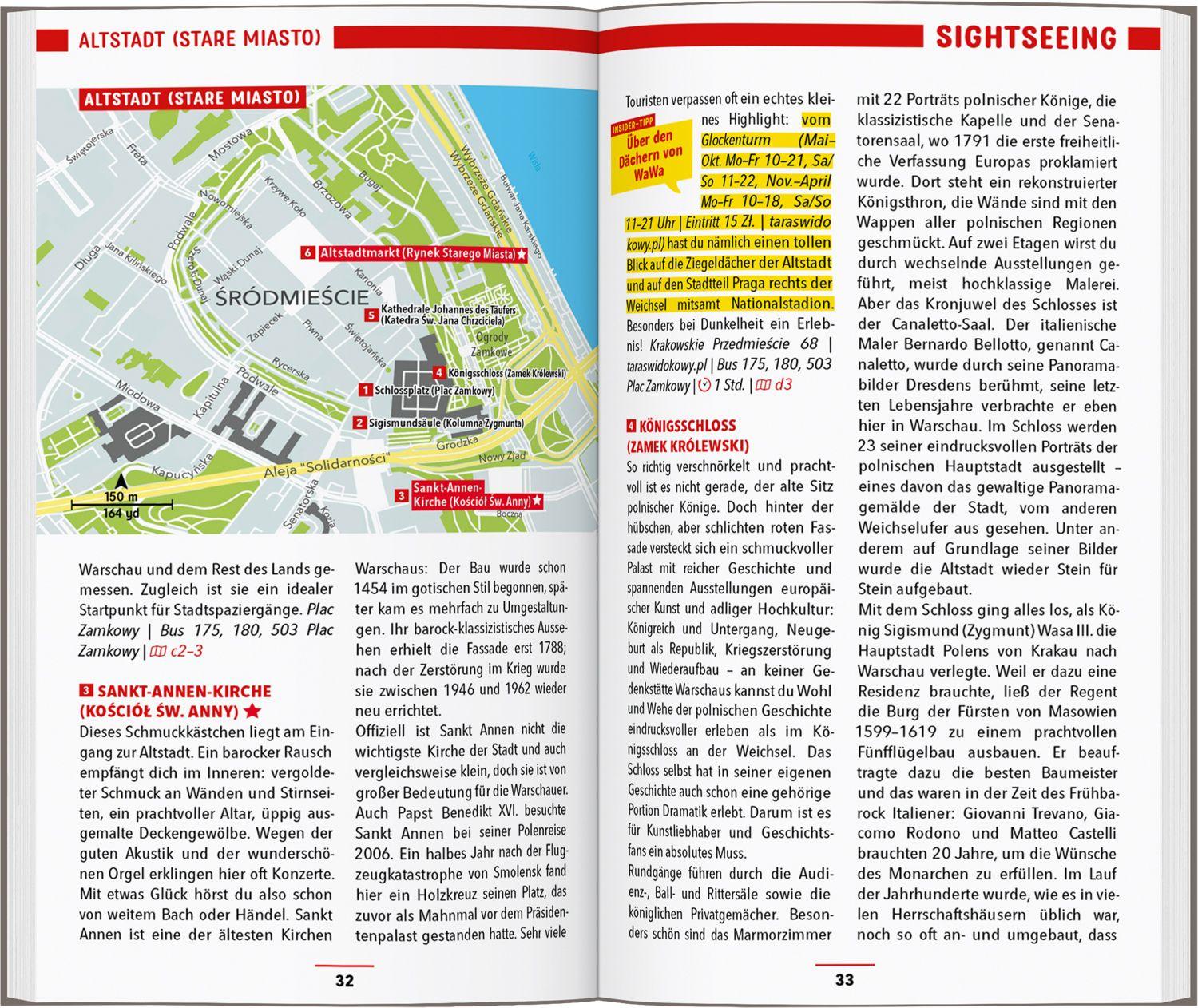 Beispielinhalt (Bild) MARCO POLO Reiseführer Warschau