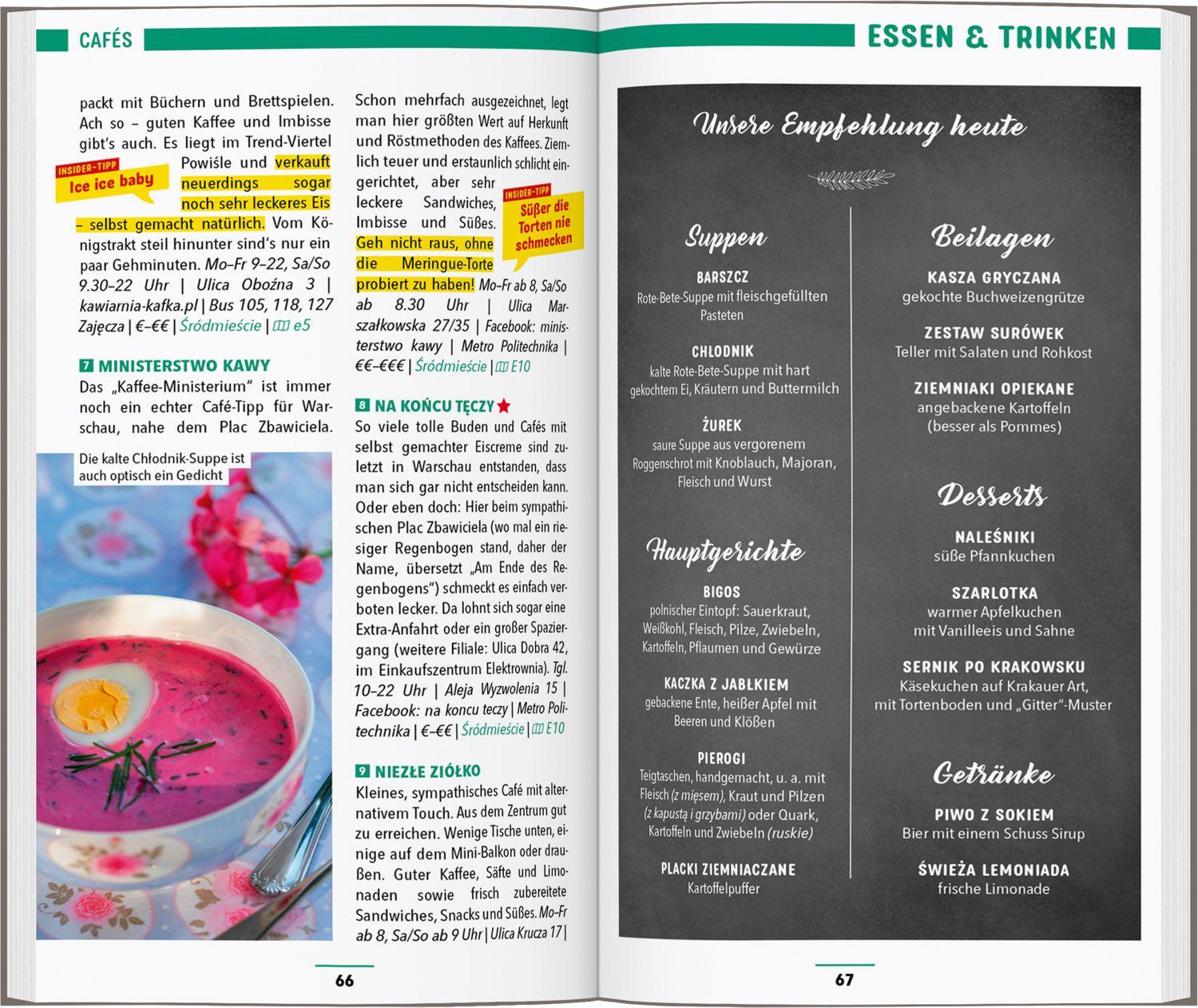 Beispielinhalt (Bild) MARCO POLO Reiseführer Warschau