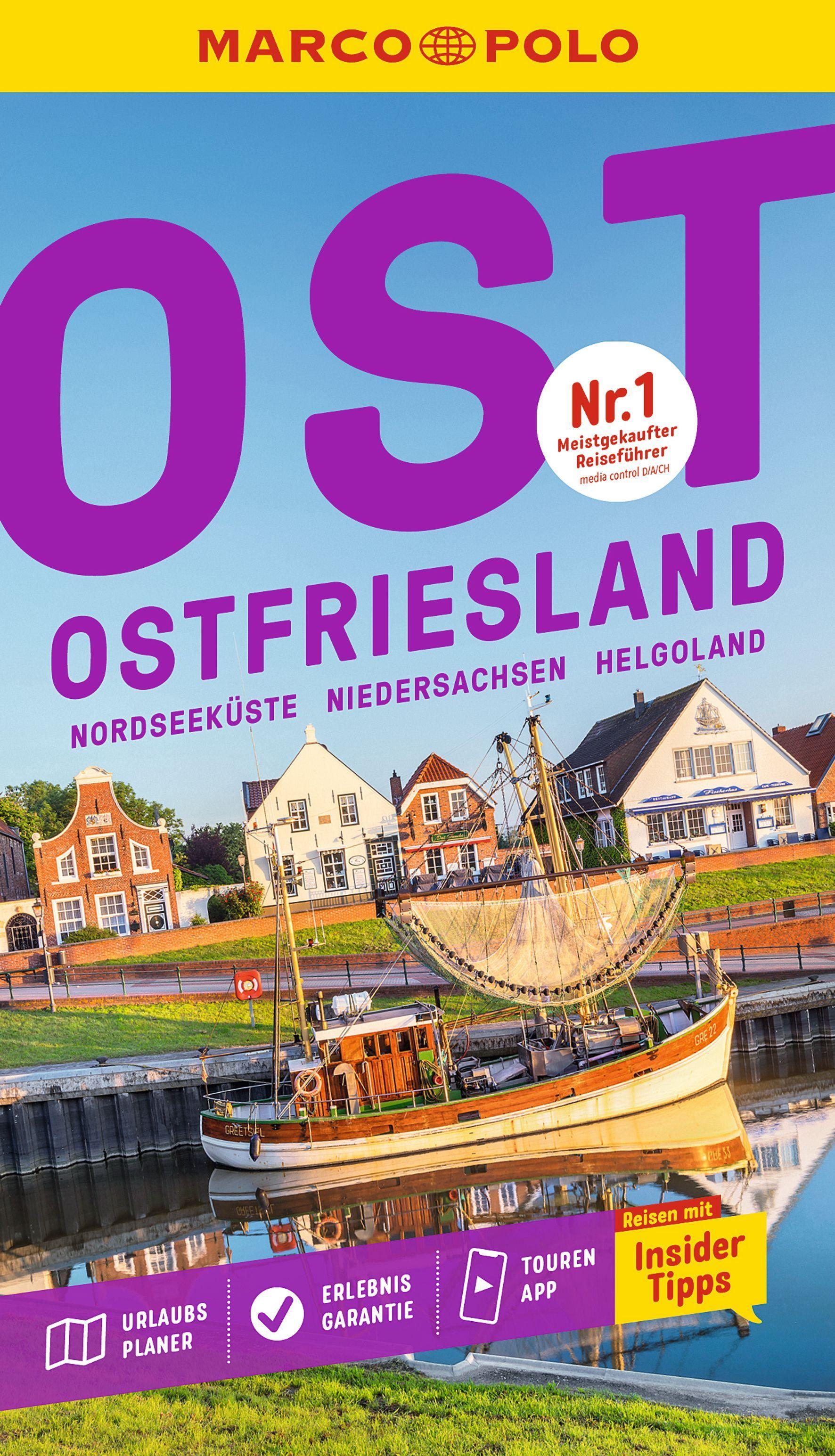 Vorderes Coverbild MARCO POLO Reiseführer Ostfriesland, Nordseeküste Niedersachsen, Helgoland