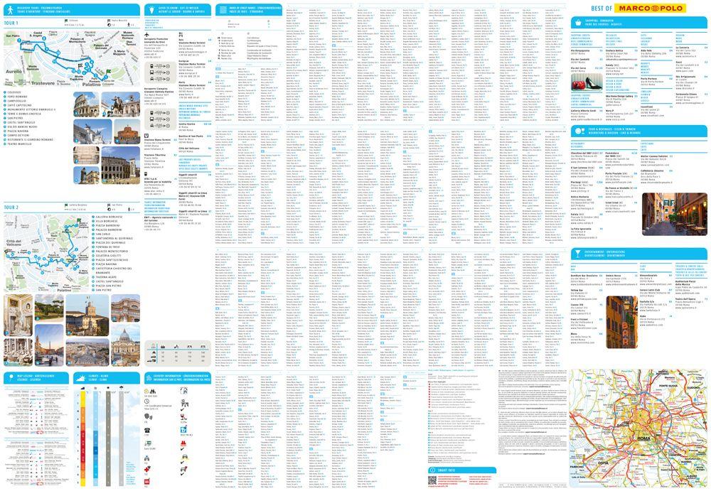 Beispielinhalt (Bild) Rome Marco Polo City Map